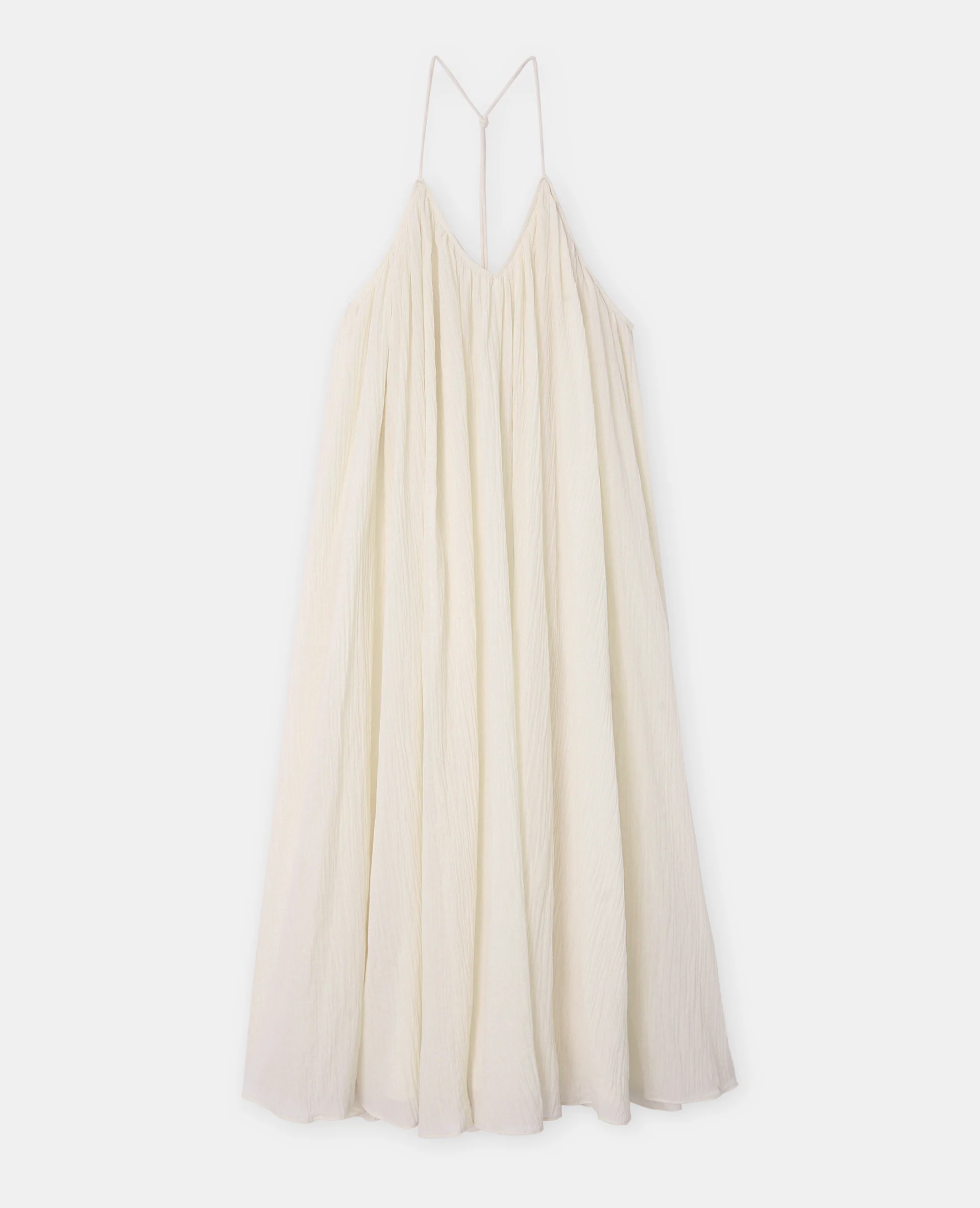 Robe longue et ample avec fines bretelles - Image 4