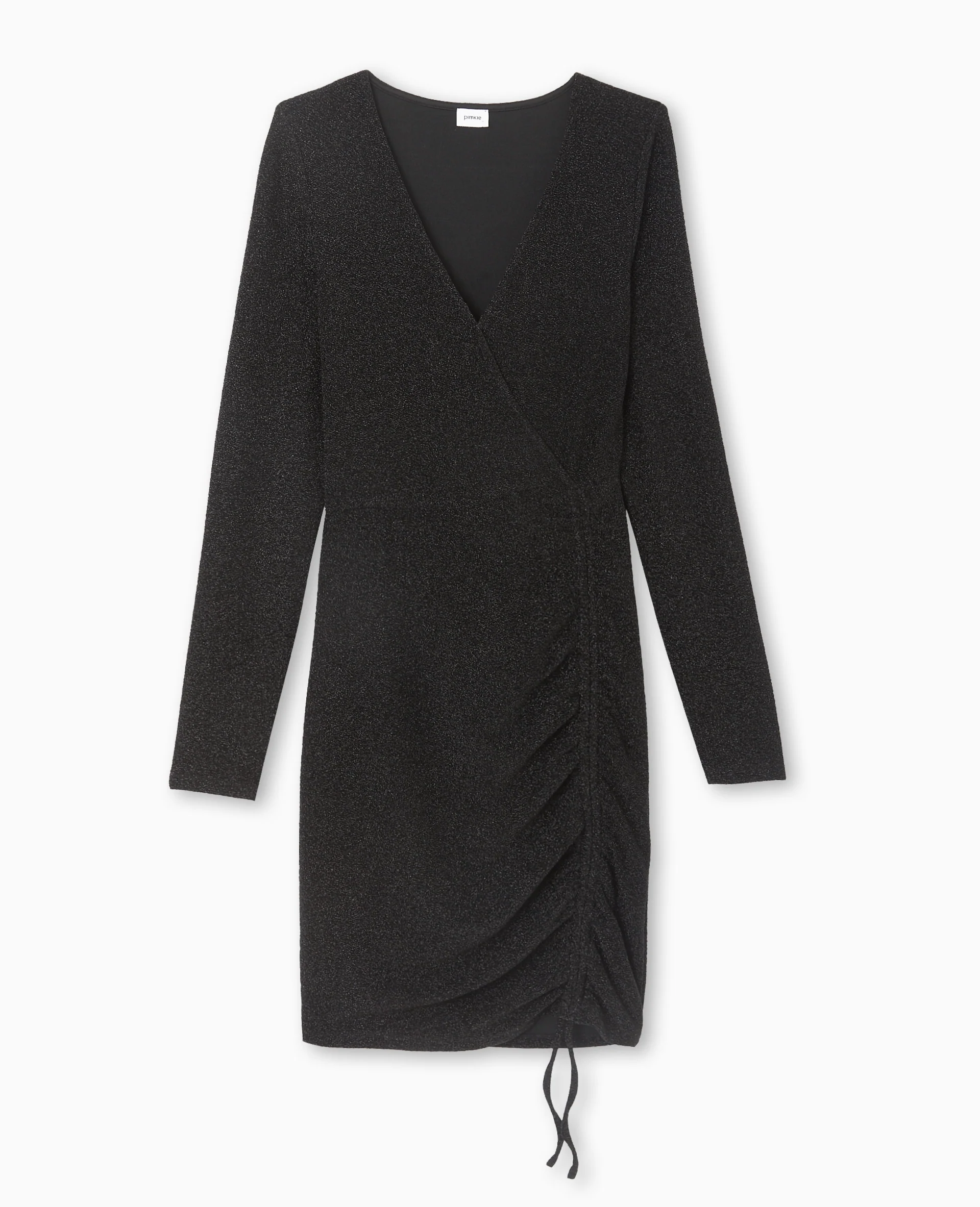 Robe moulante en maille lurex encolure V - Image 4