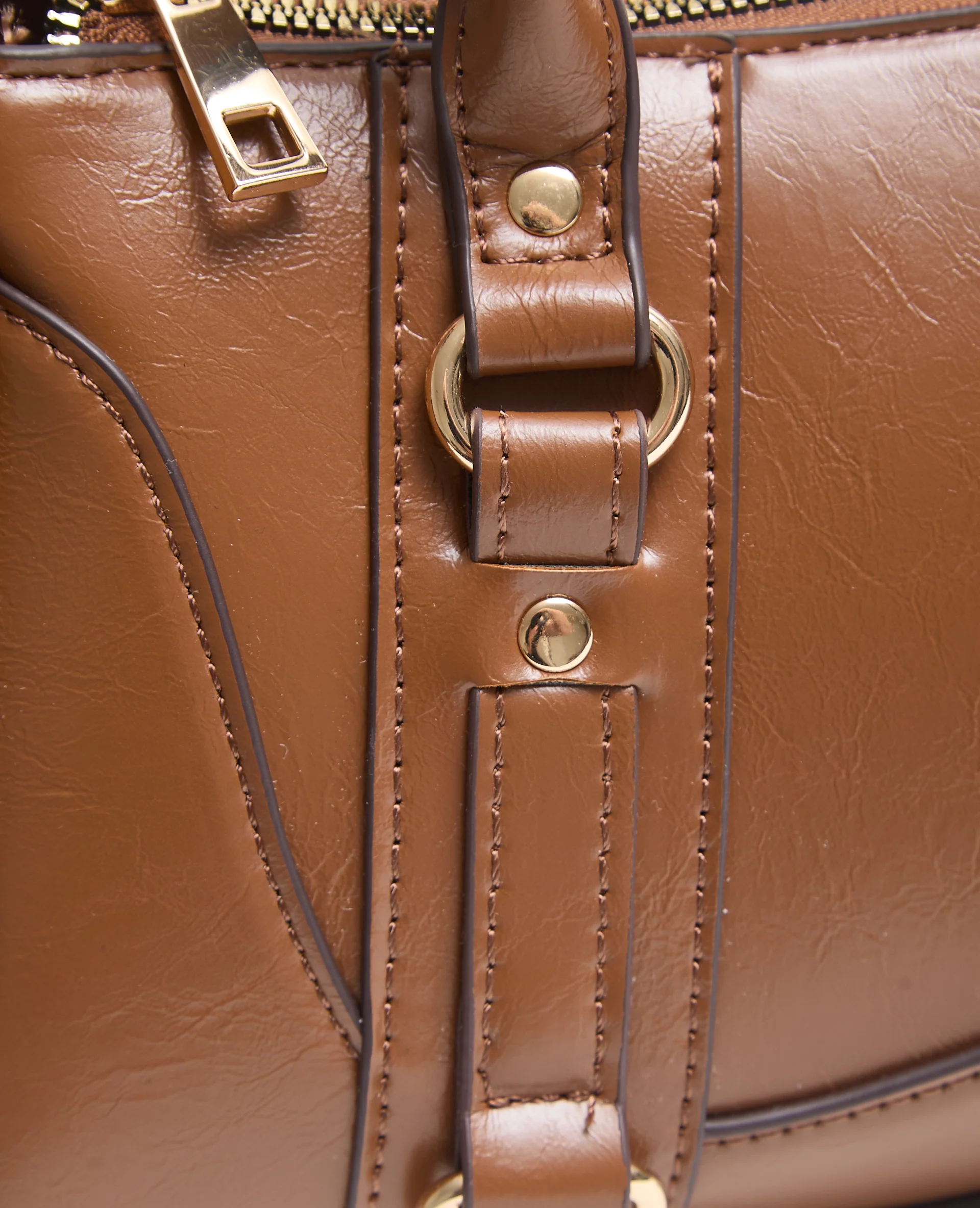 Sac baguette porté épaule avec détails boucles - Image 4