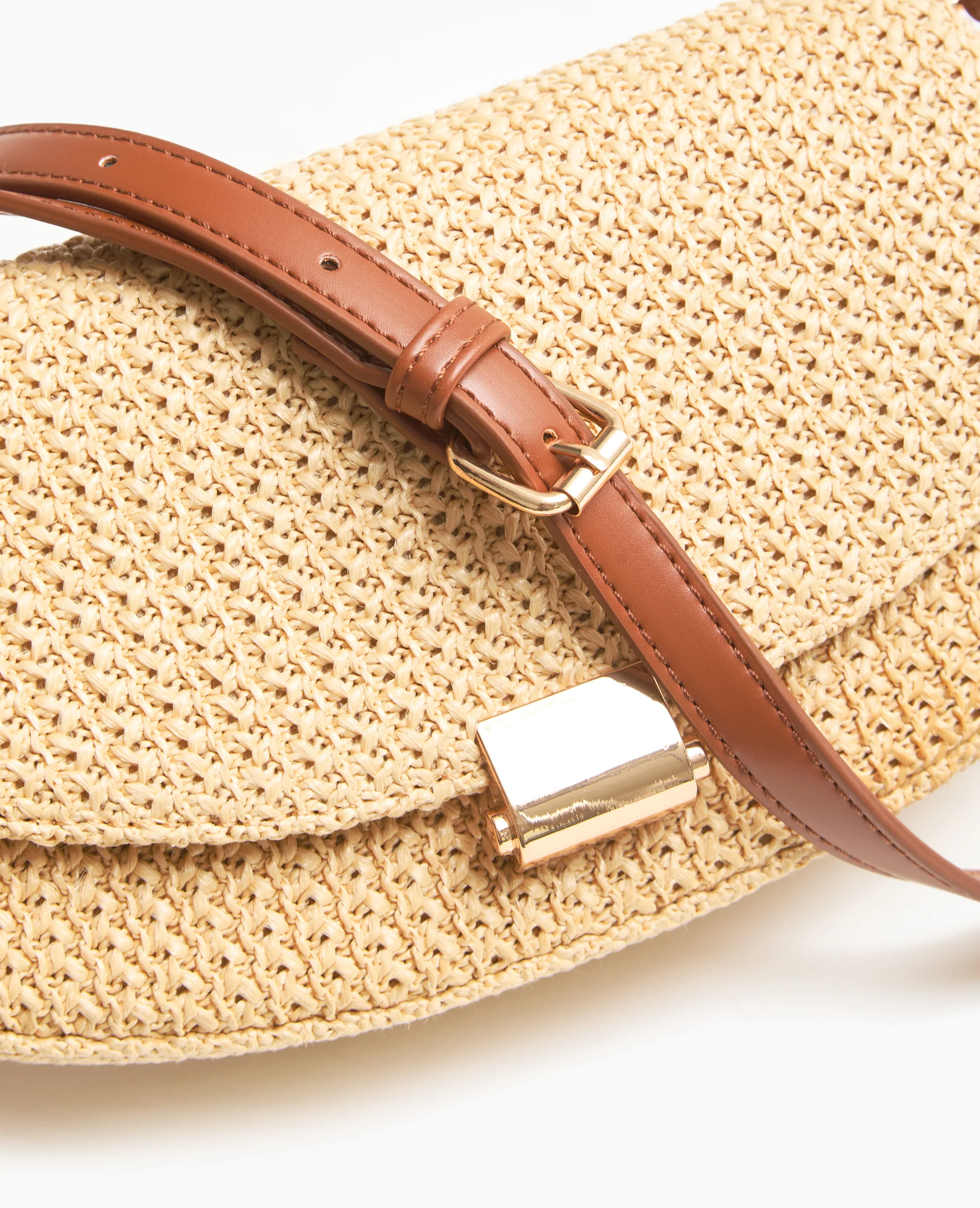 Sac boxy en raphia - Image 4