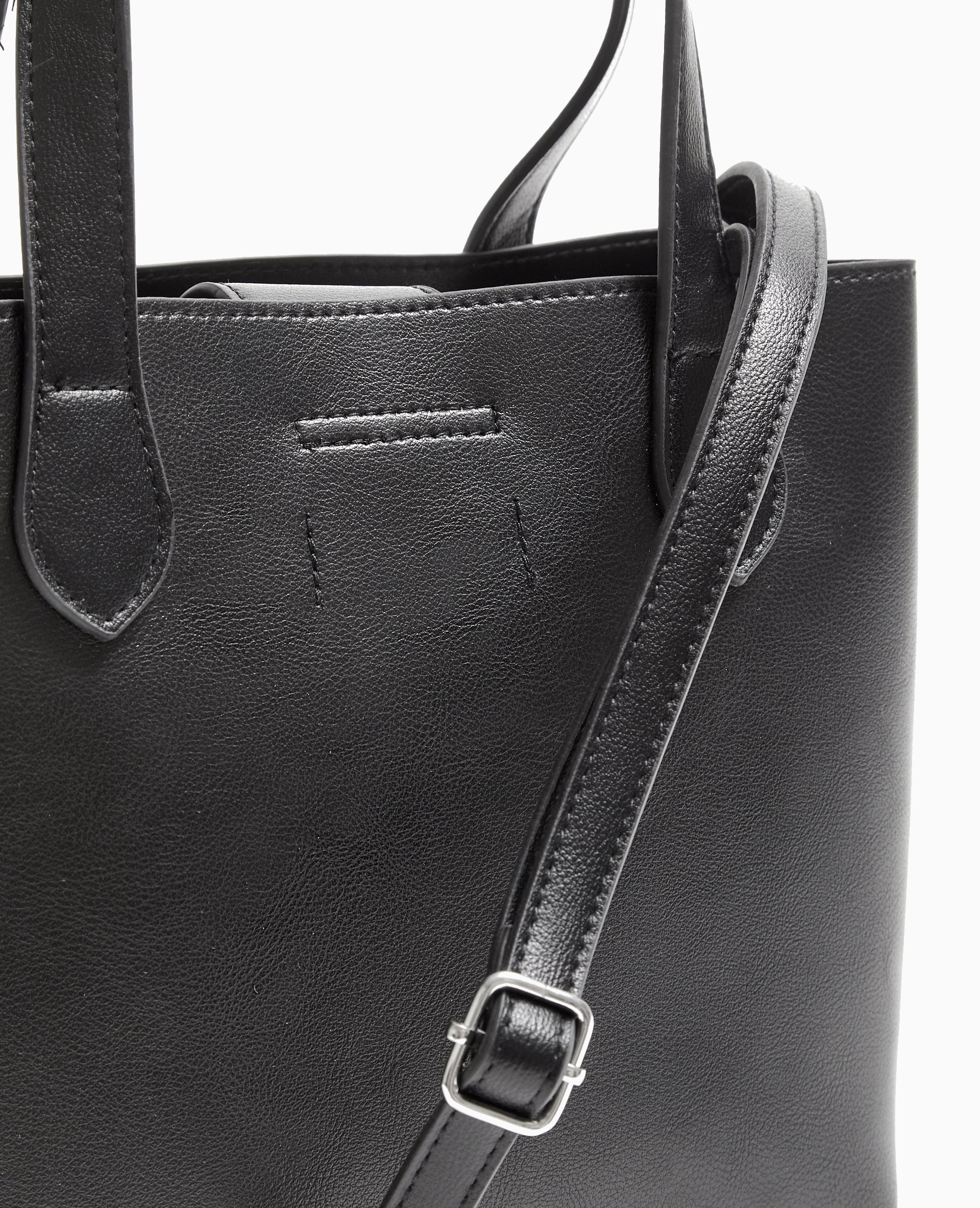 Sac carré avec poignées et bandoulière - Image 3