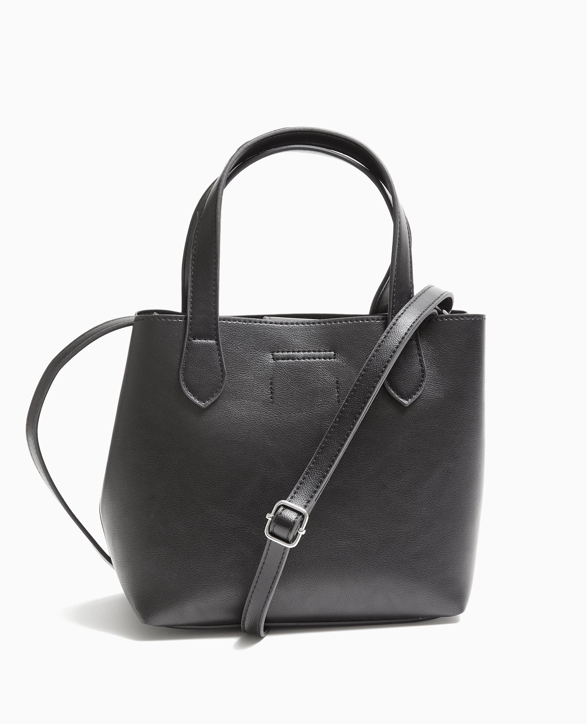 Sac carré avec poignées et bandoulière - Image 5
