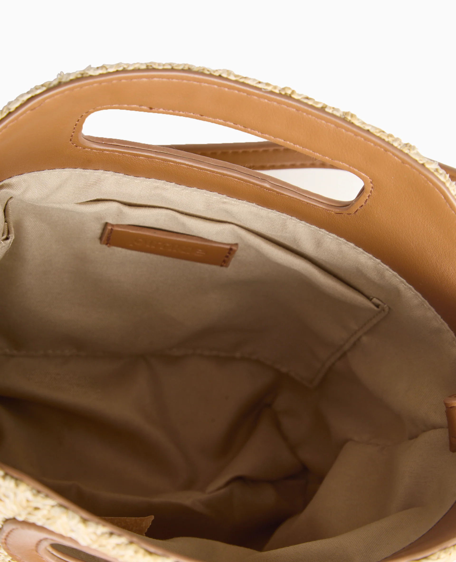 Sac en raphia et simili cuir - Image 8