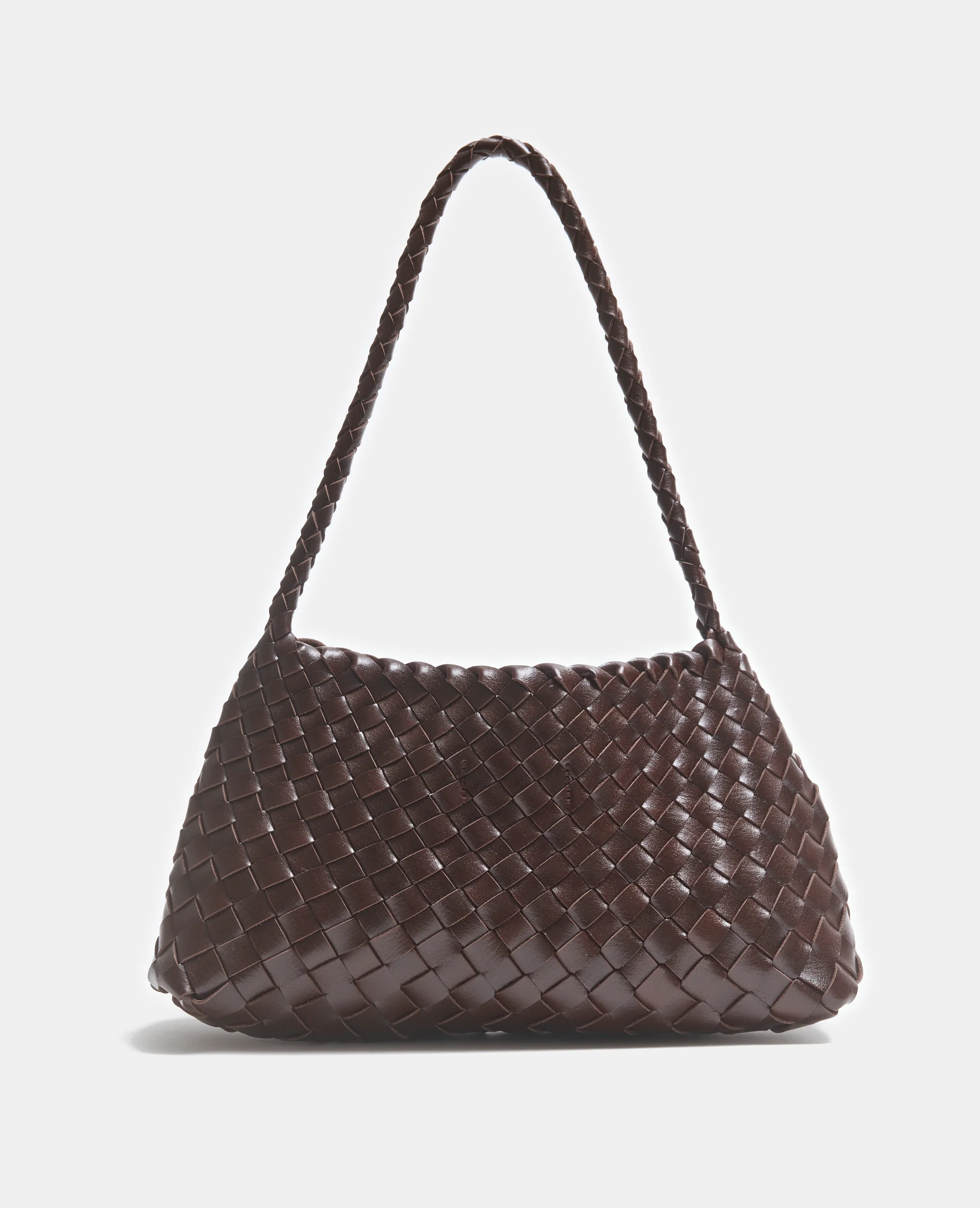 Sac en simili tressé porté épaule - Image 5