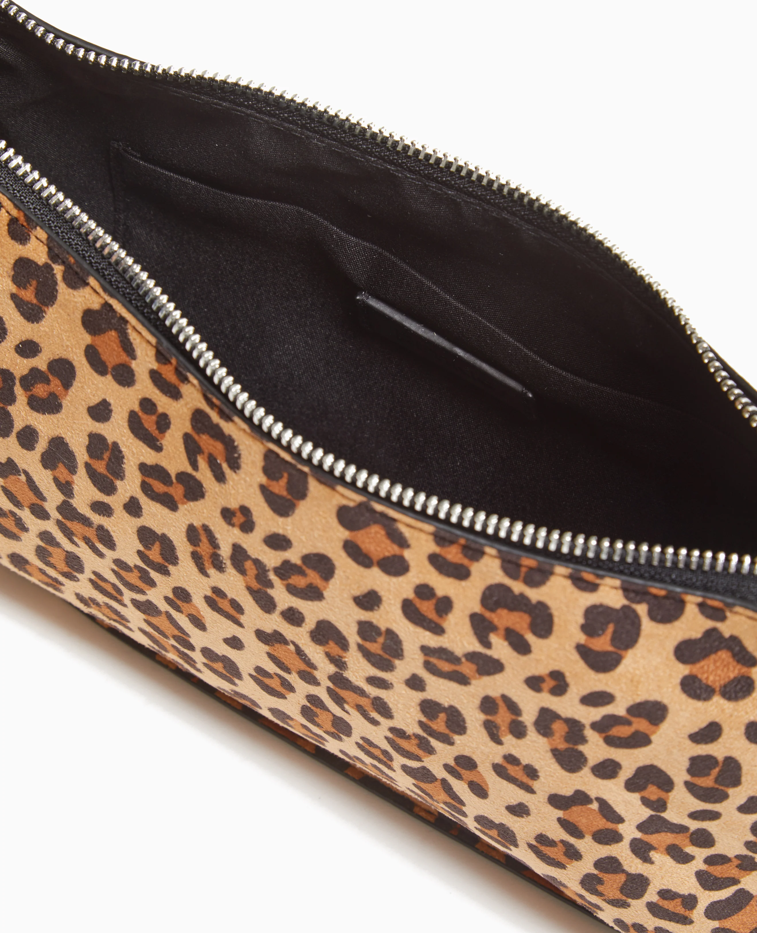 Sac porté épaule effet double poche motif léopard - Image 4