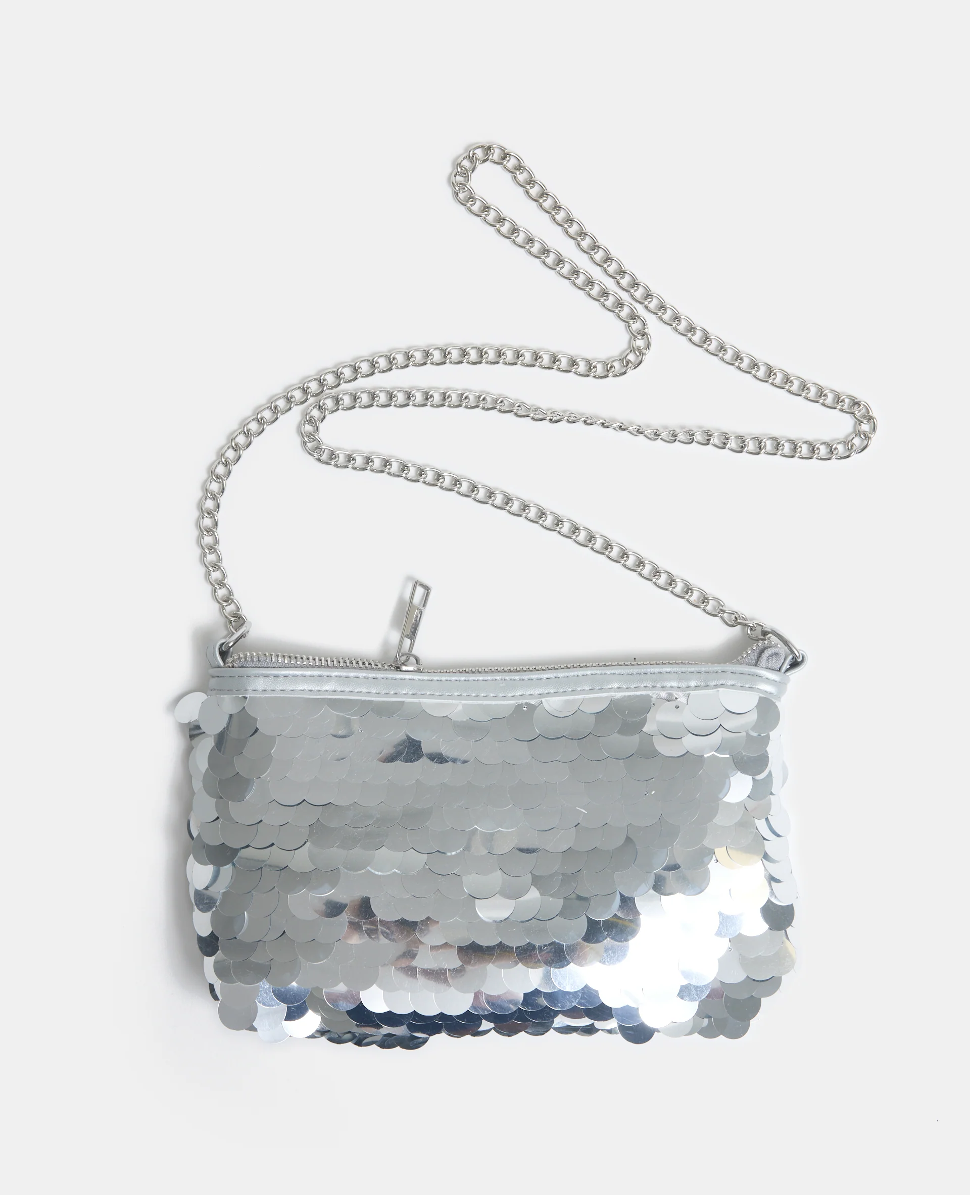 Sac sequins avec bandoulière chaîne - Image 5