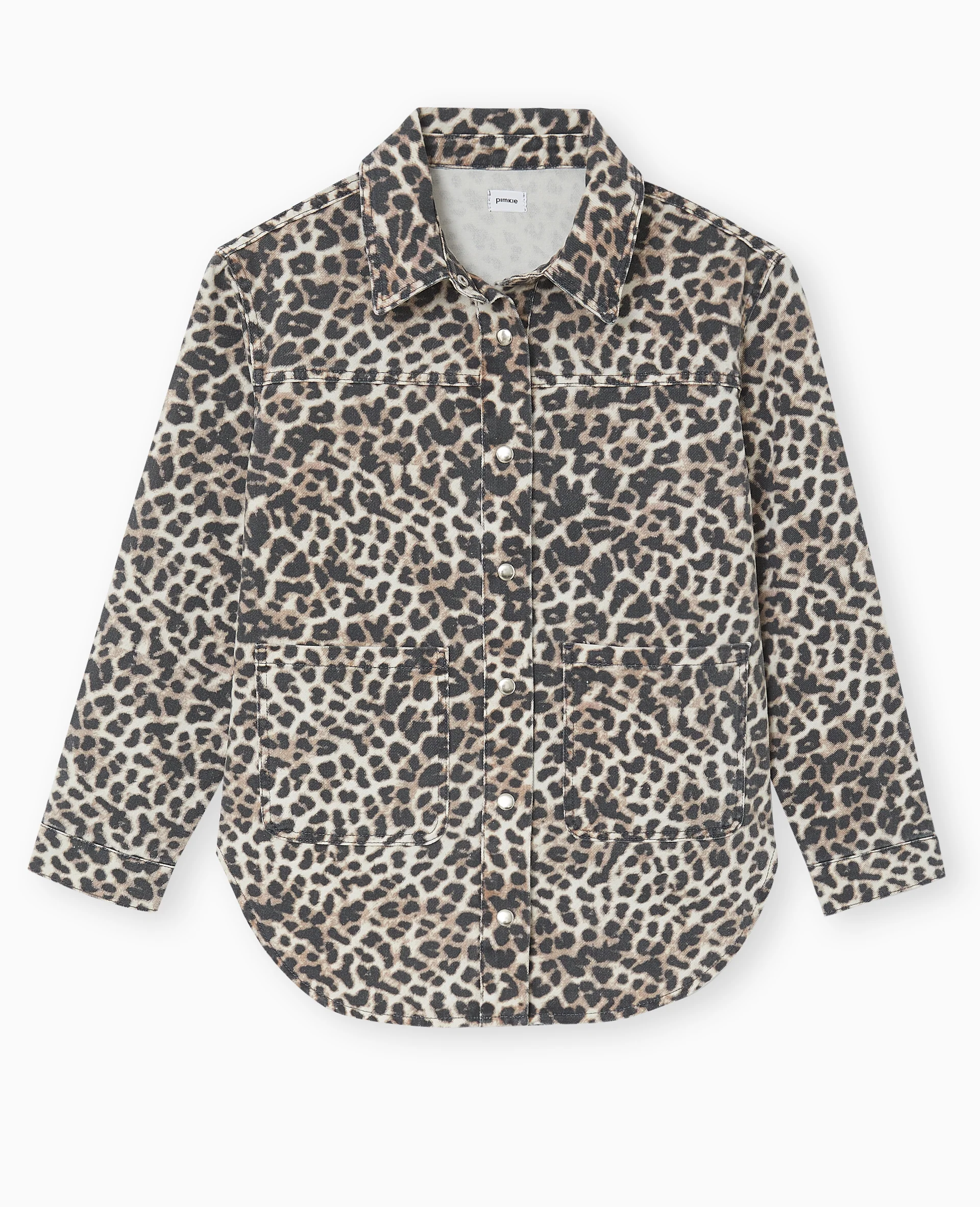 Surchemise en toile motif léopard - Image 4