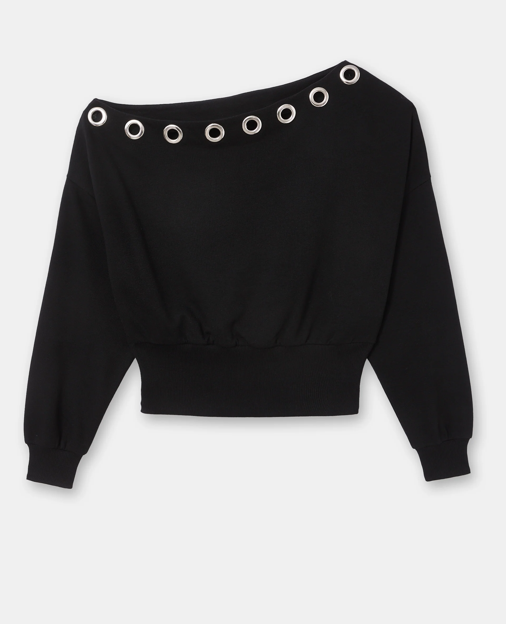 Sweat asymétrique avec œillets - Image 4