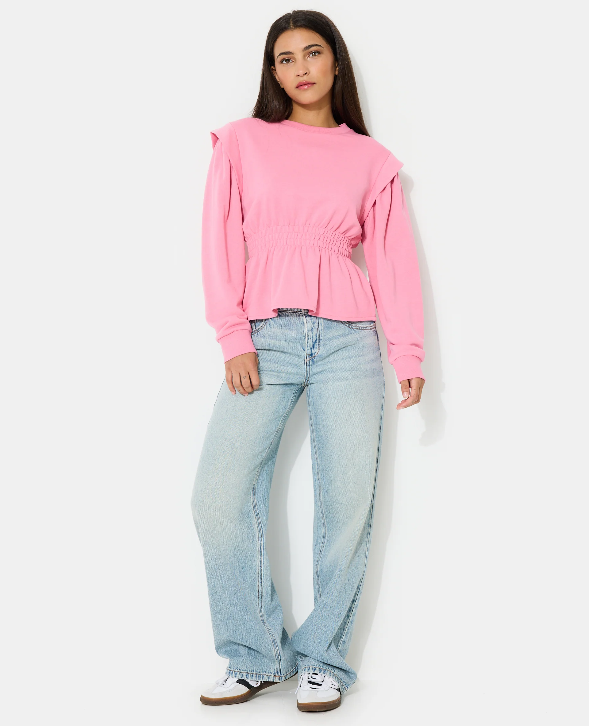 Sweat avec taille élastiquée - Image 3