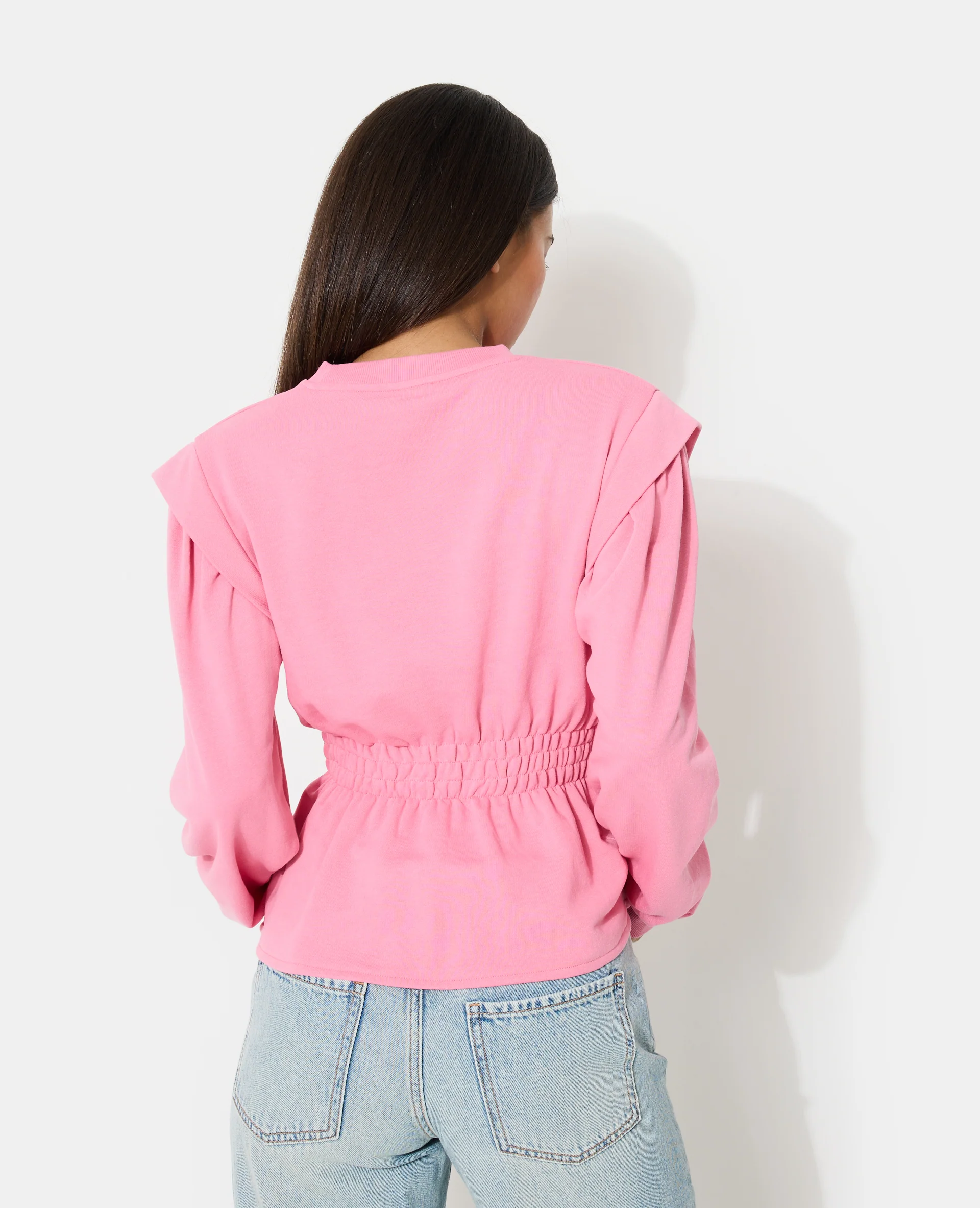 Sweat avec taille élastiquée - Image 6