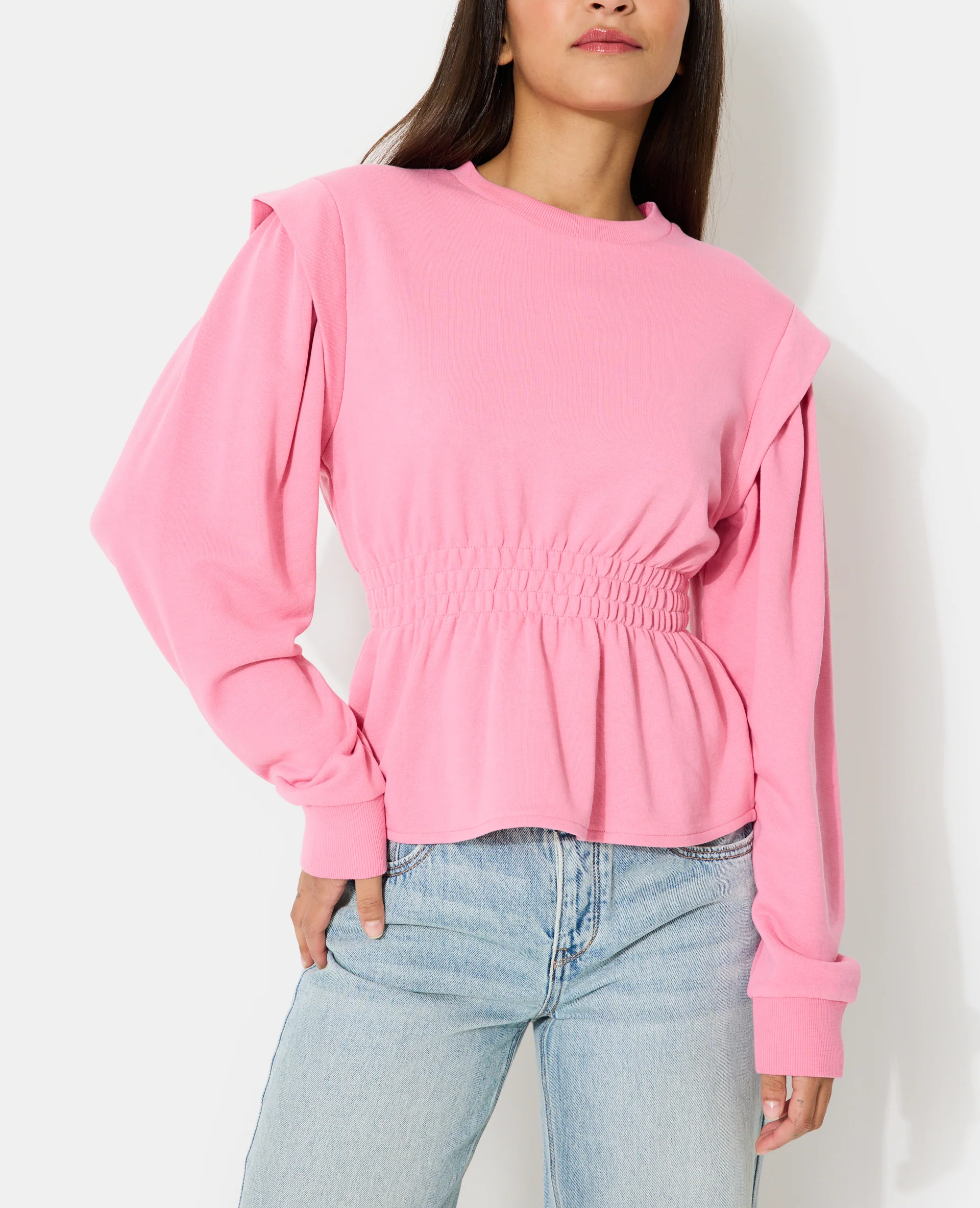 Sweat avec taille élastiquée - Image 7