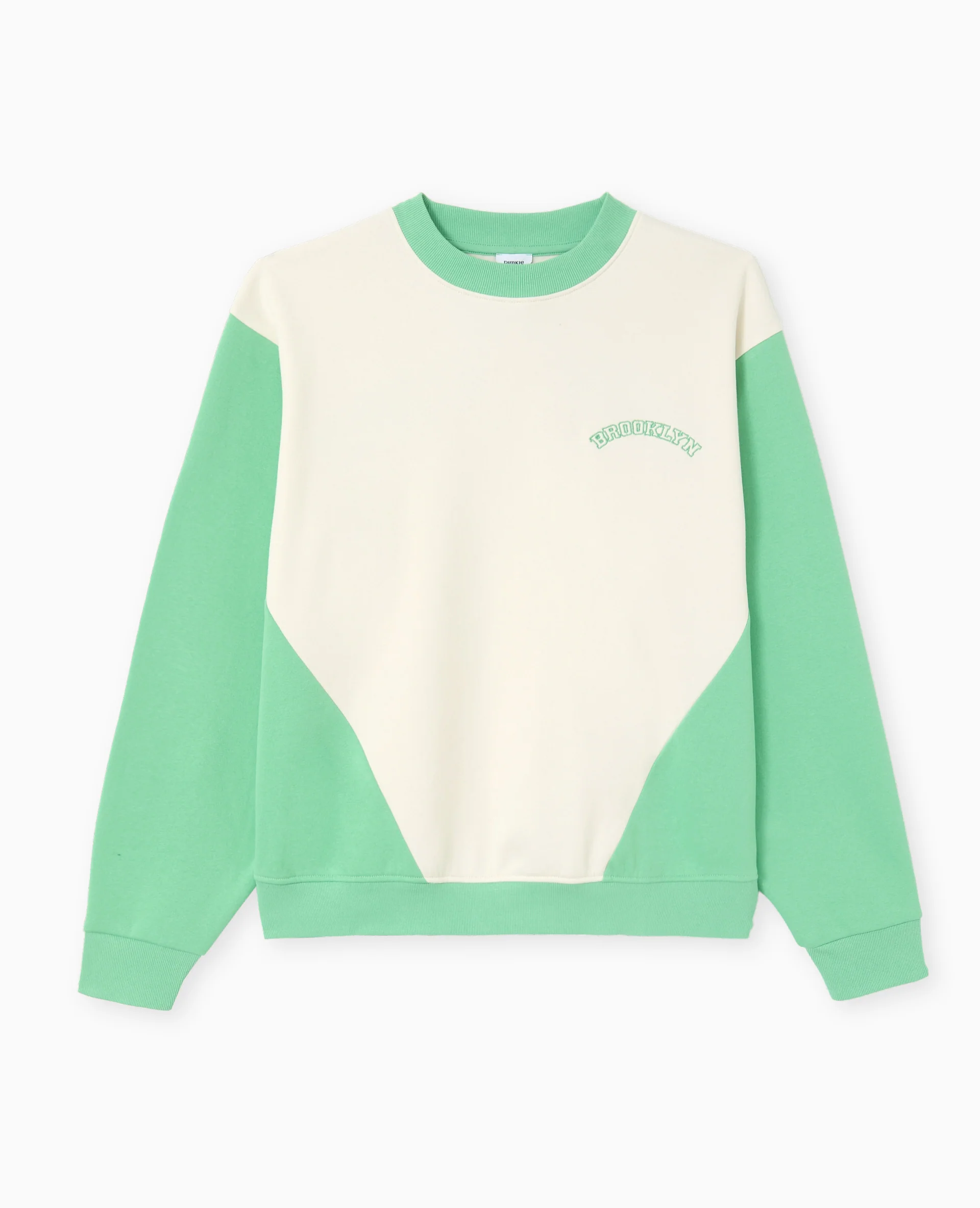 Sweat bicolore avec broderie poitrine et dos - Image 4