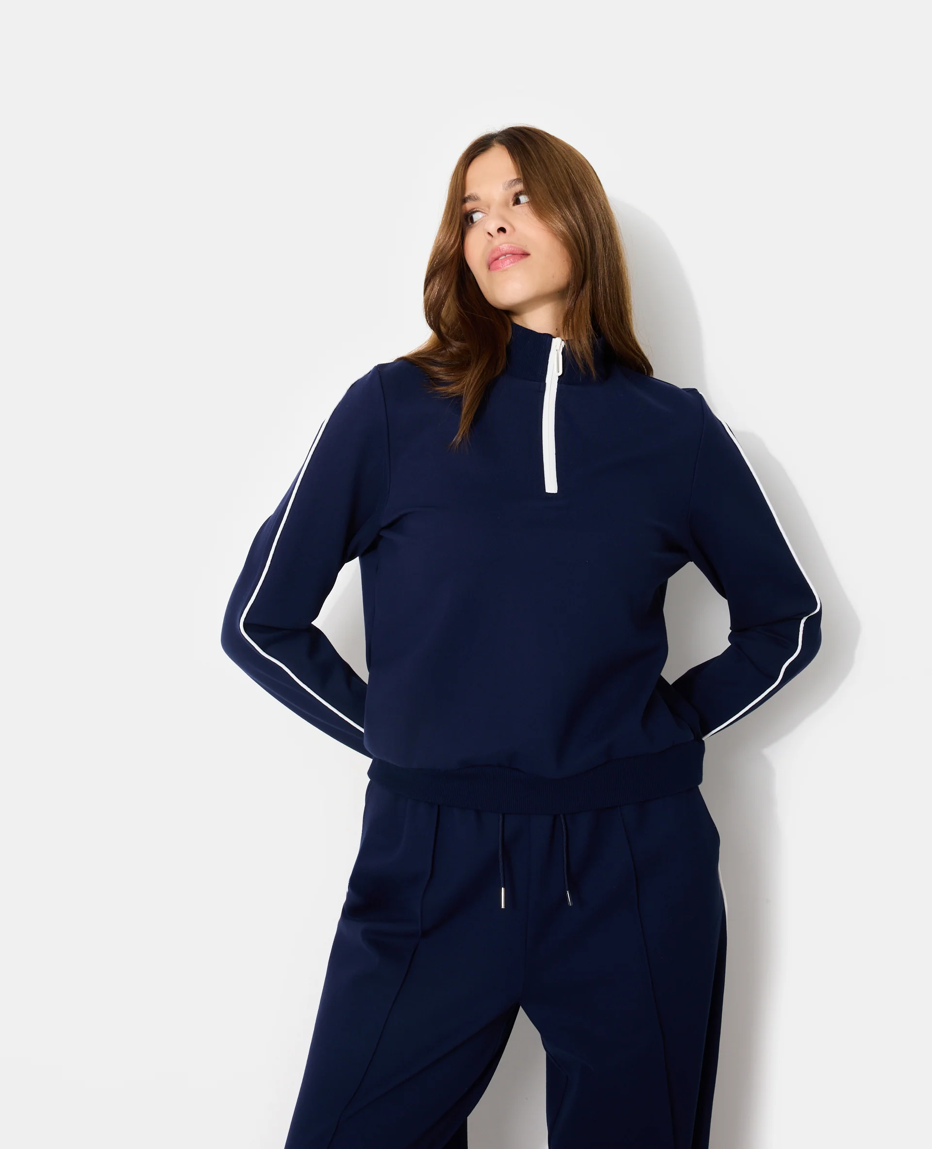 Sweat col camionneur esprit sport - Image 5