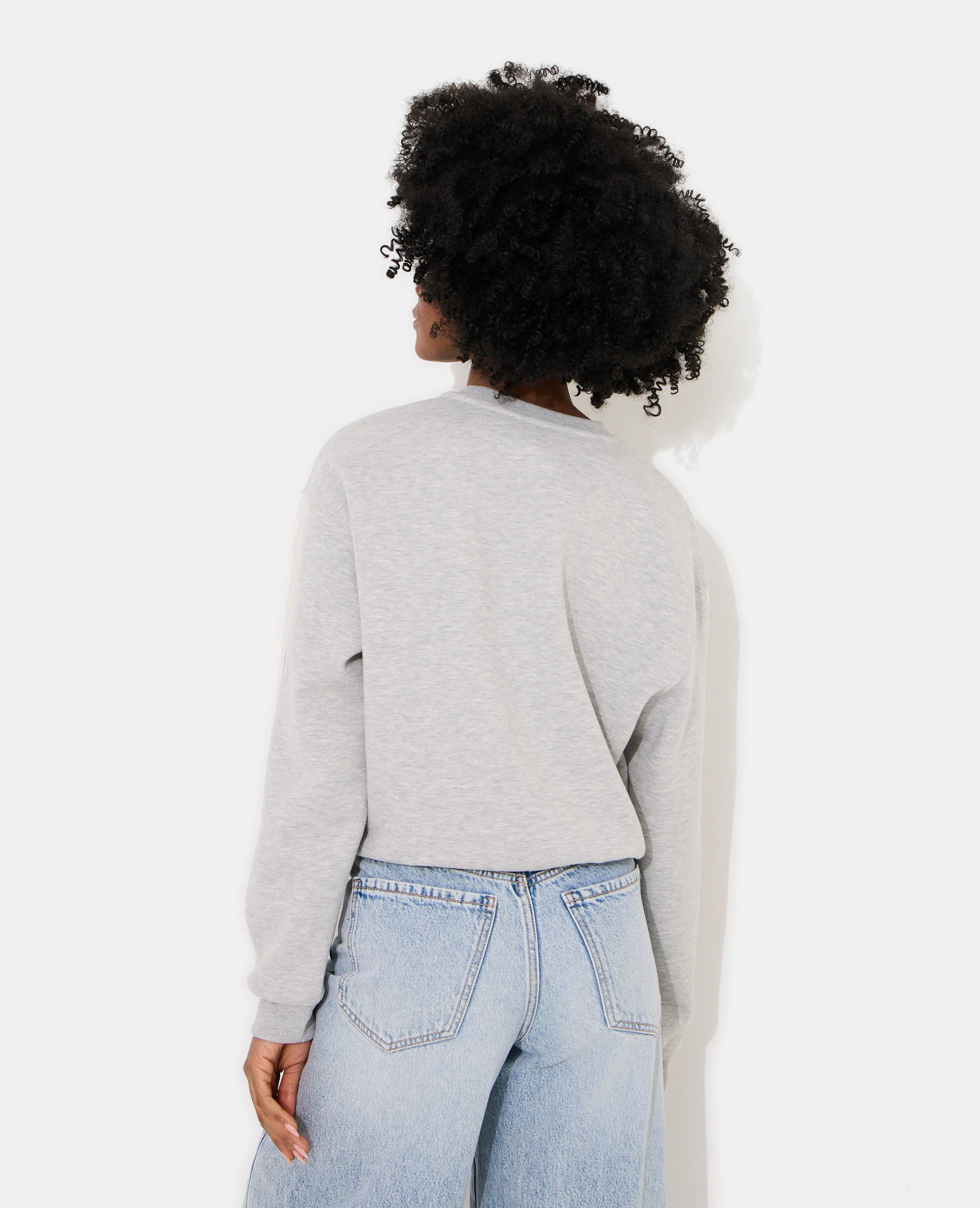 Sweat col rond avec dentelle - Image 6