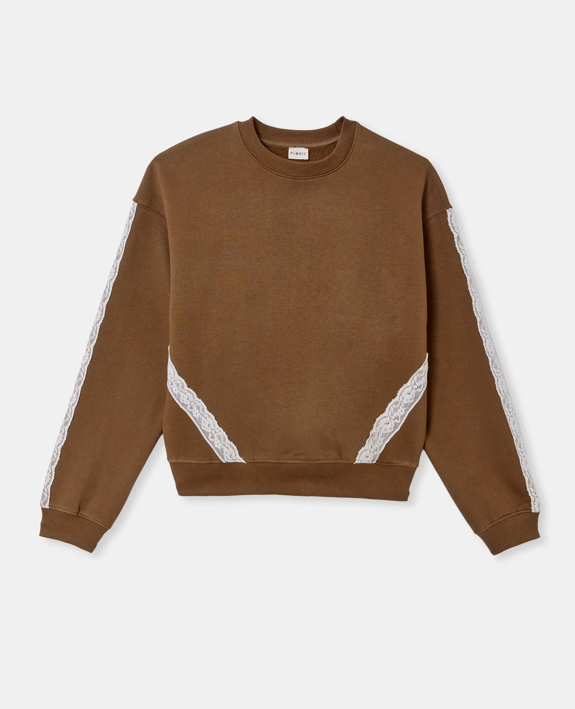 Sweat col rond avec dentelle - Image 4