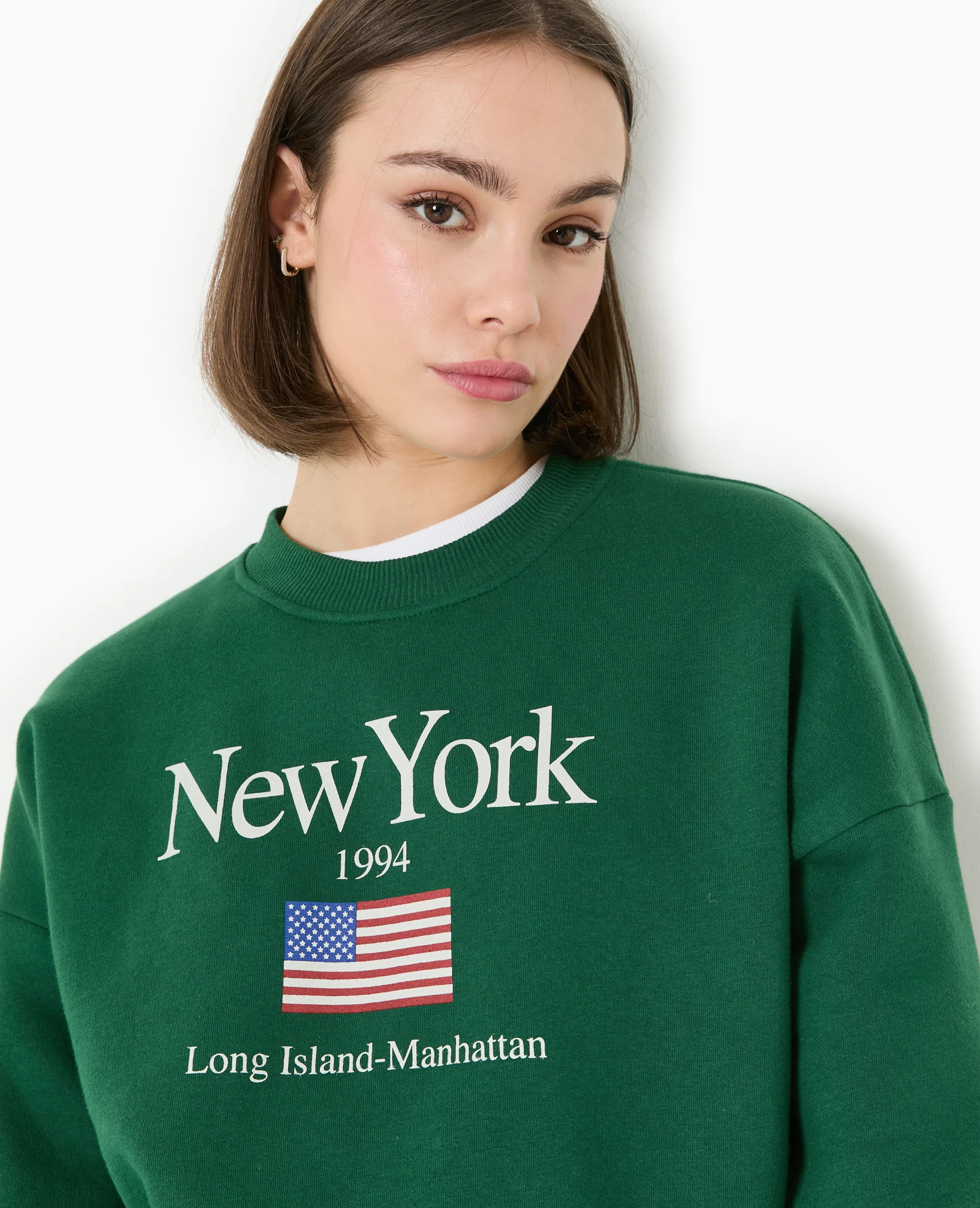Sweat col rond avec print - Image 3