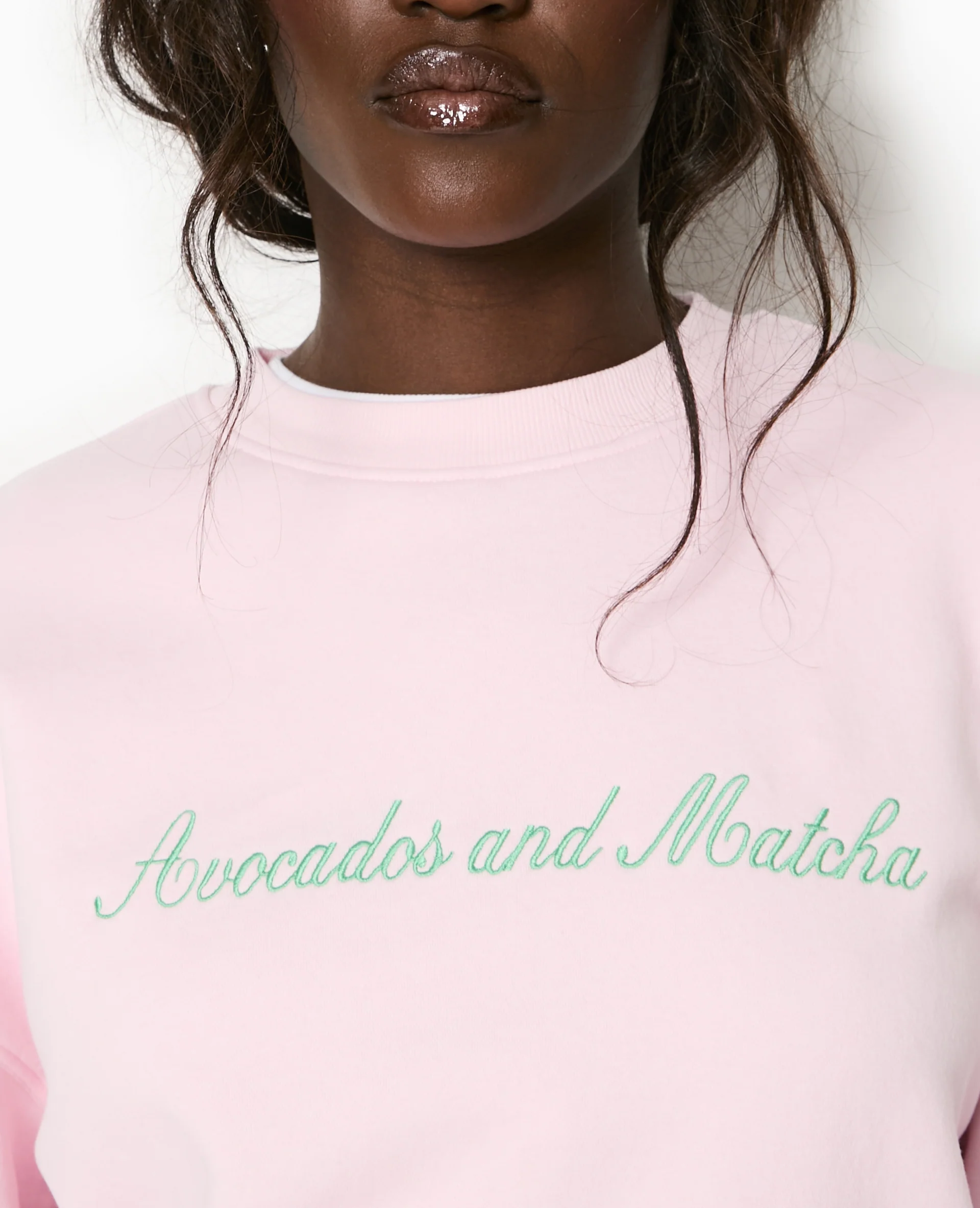 Sweat oversize avec broderies devant et dos - Image 3