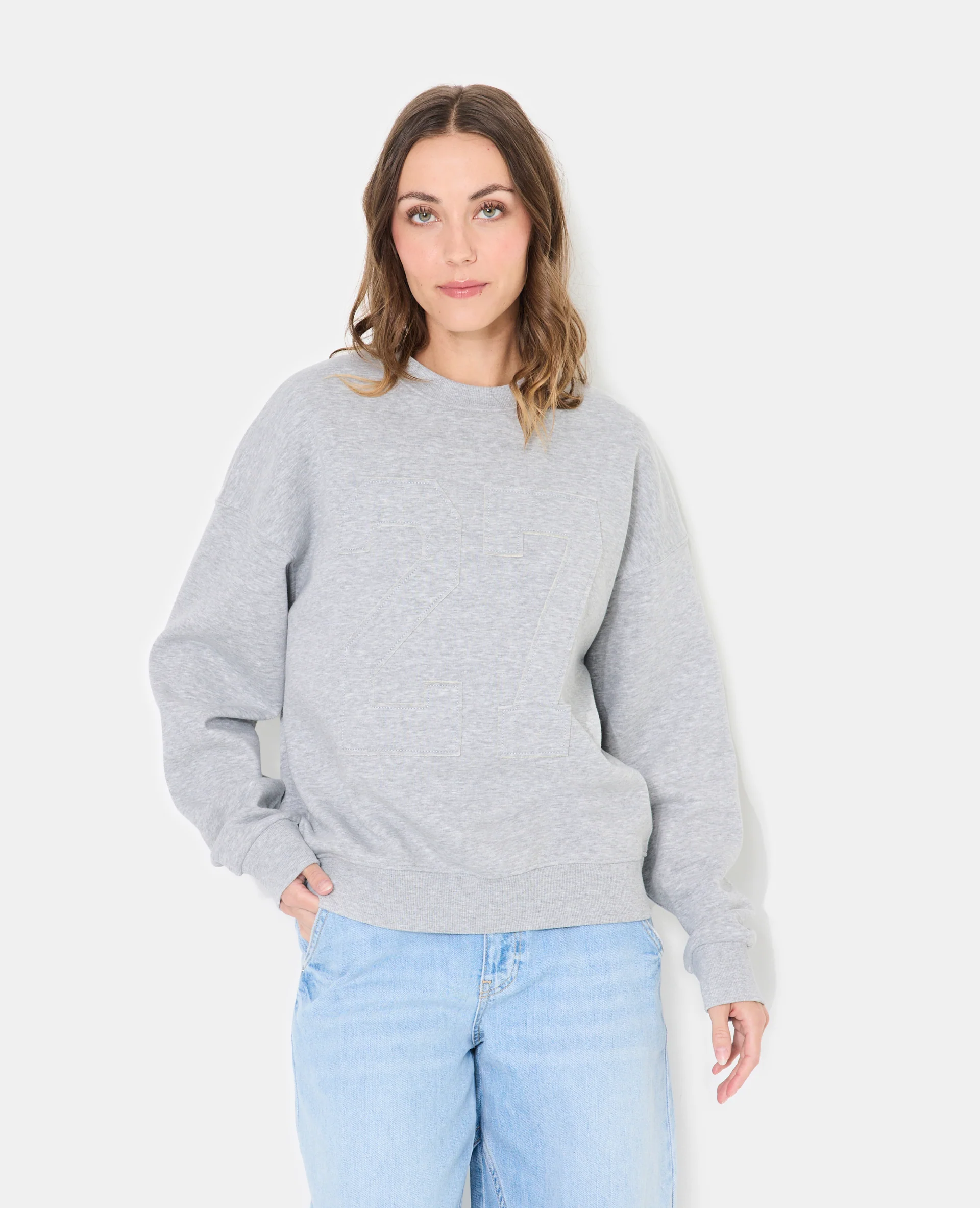 Sweat oversize avec numéro - Image 5