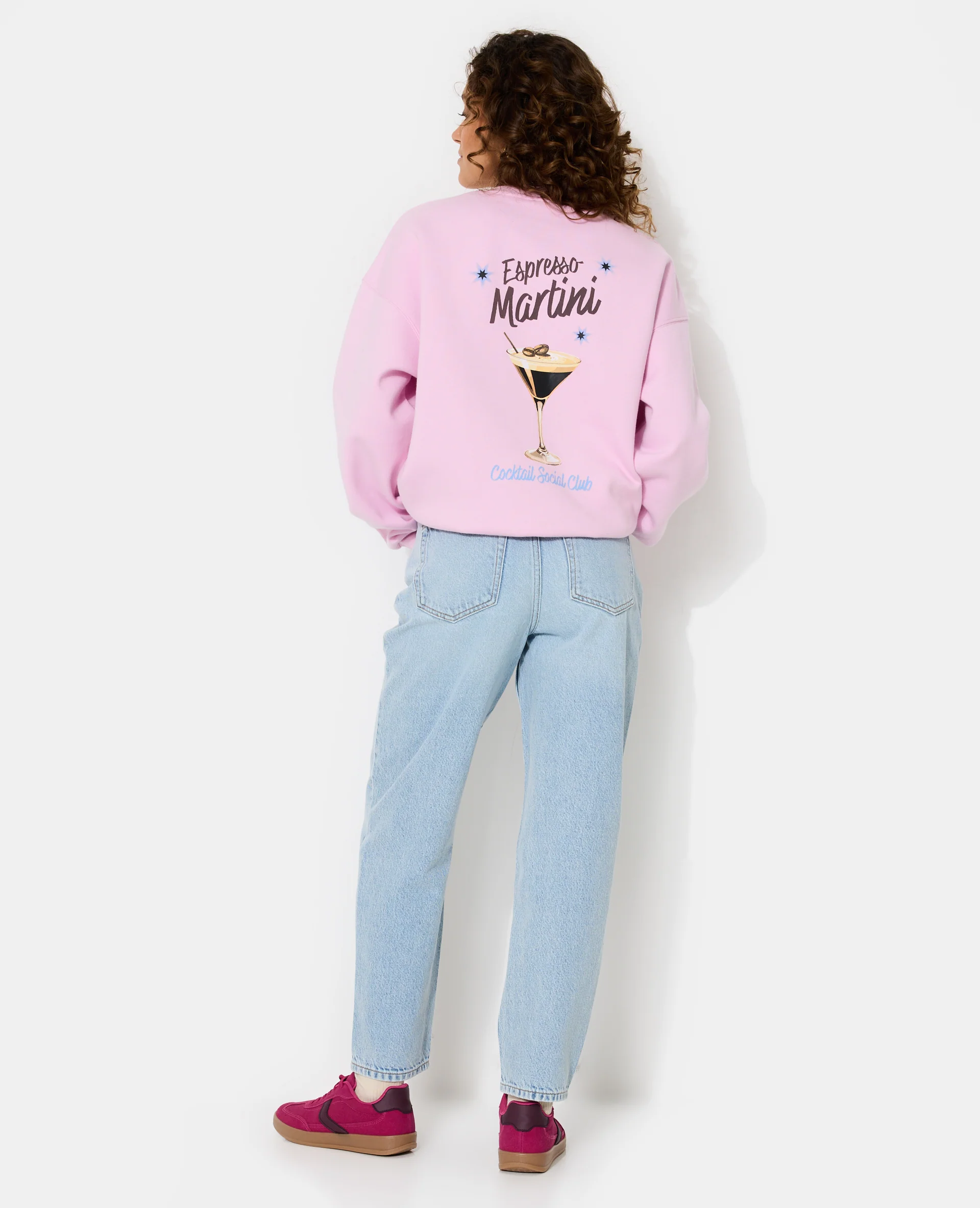 Sweat oversize avec print devant et dos - Image 6