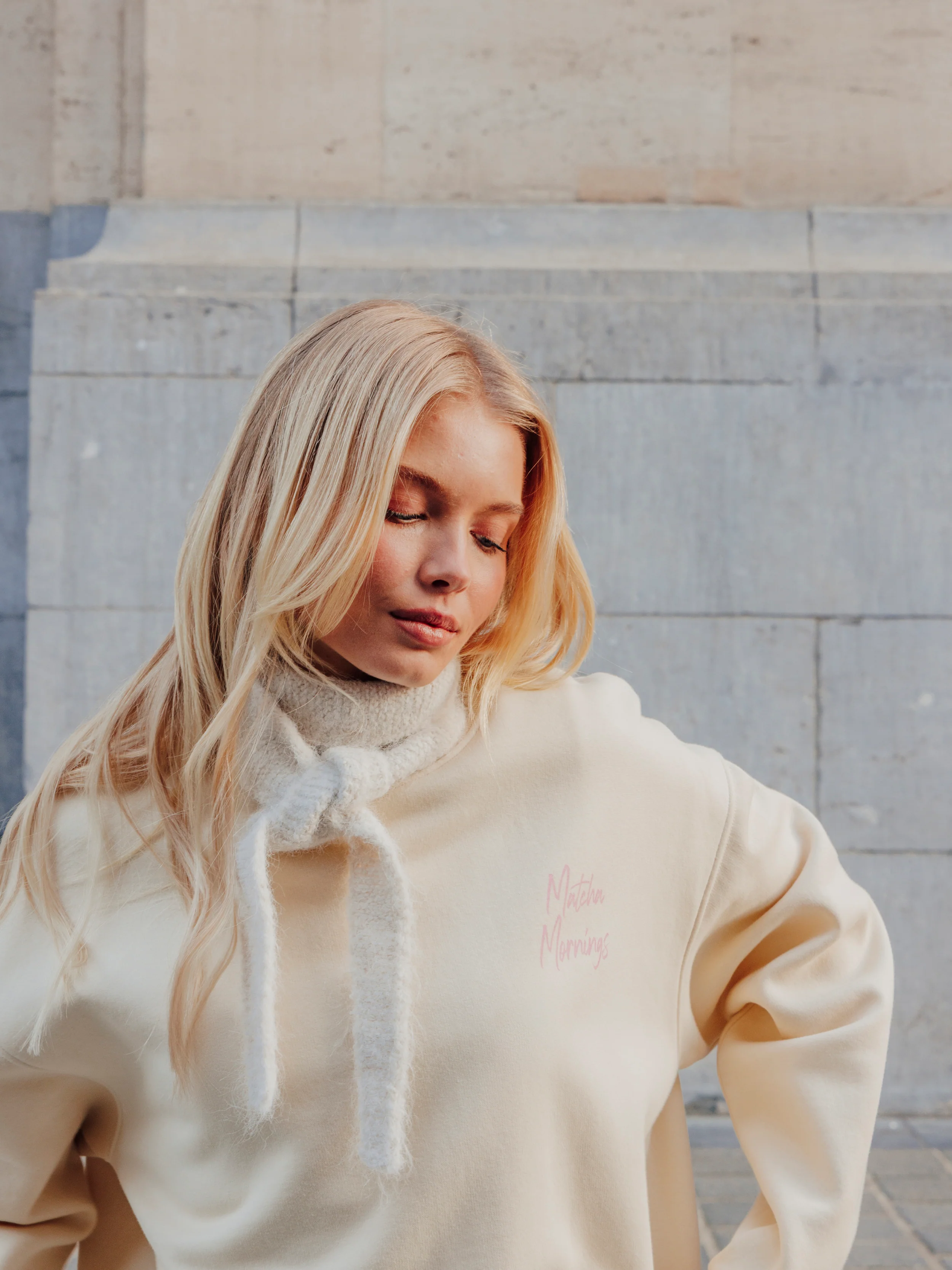 Sweat oversize avec print devant et dos - Image 2