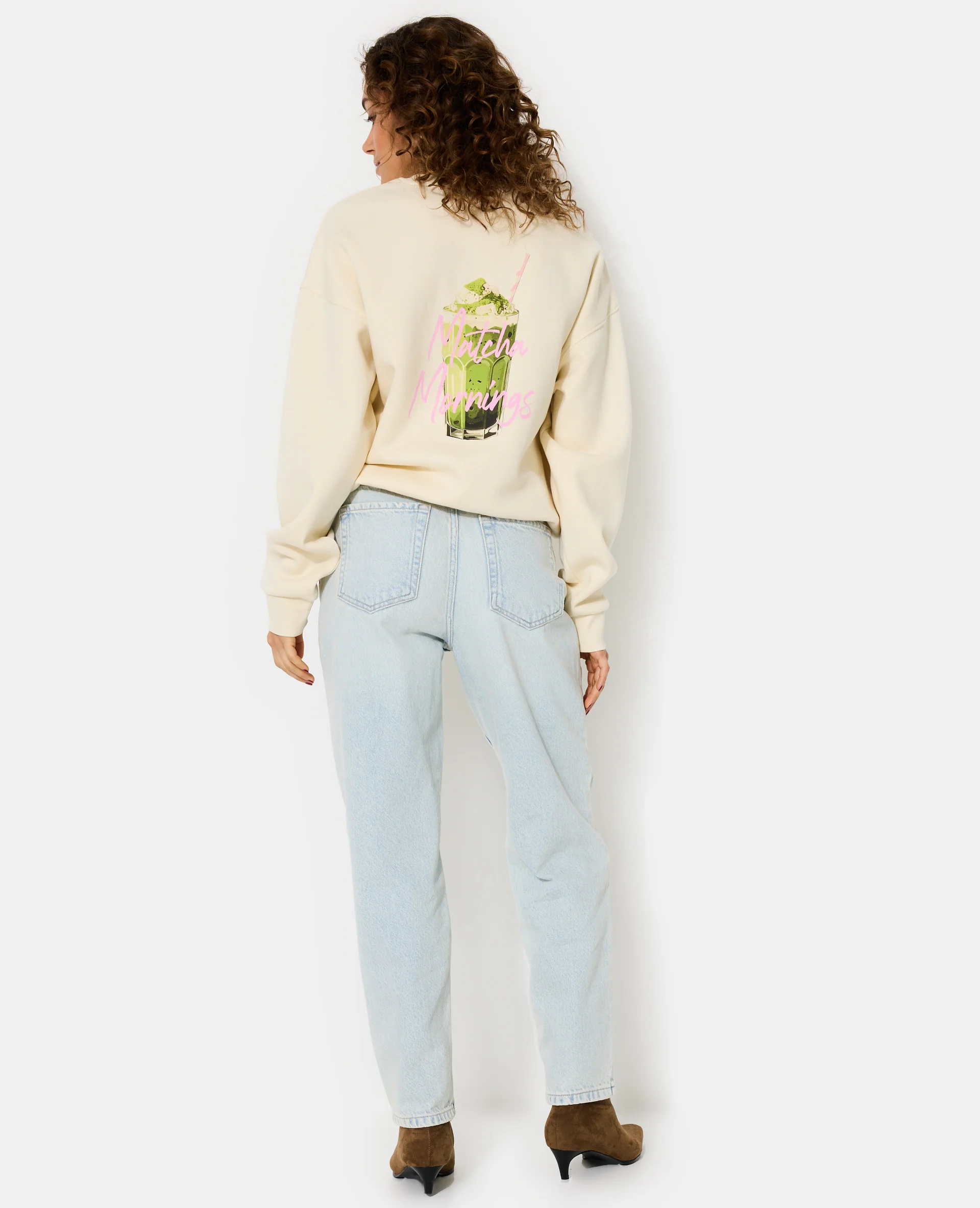 Sweat oversize avec print devant et dos - Image 6