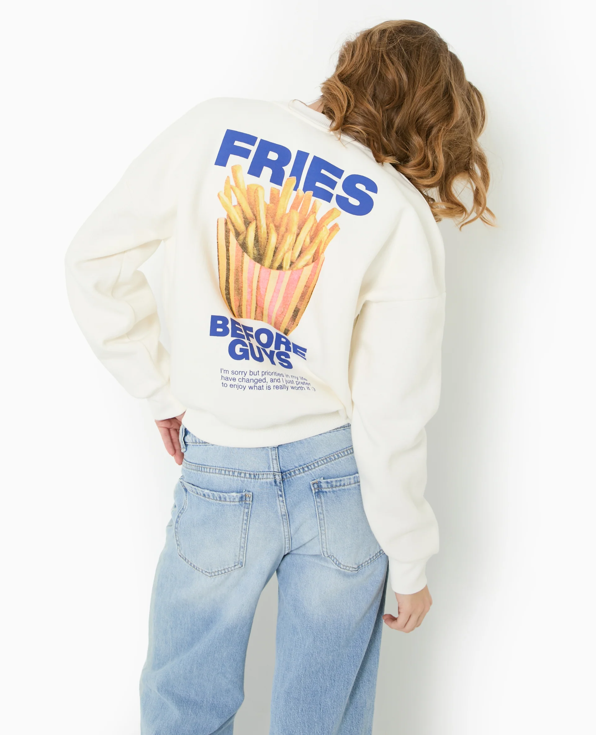 Sweat oversize avec print poitrine et dos - Image 6