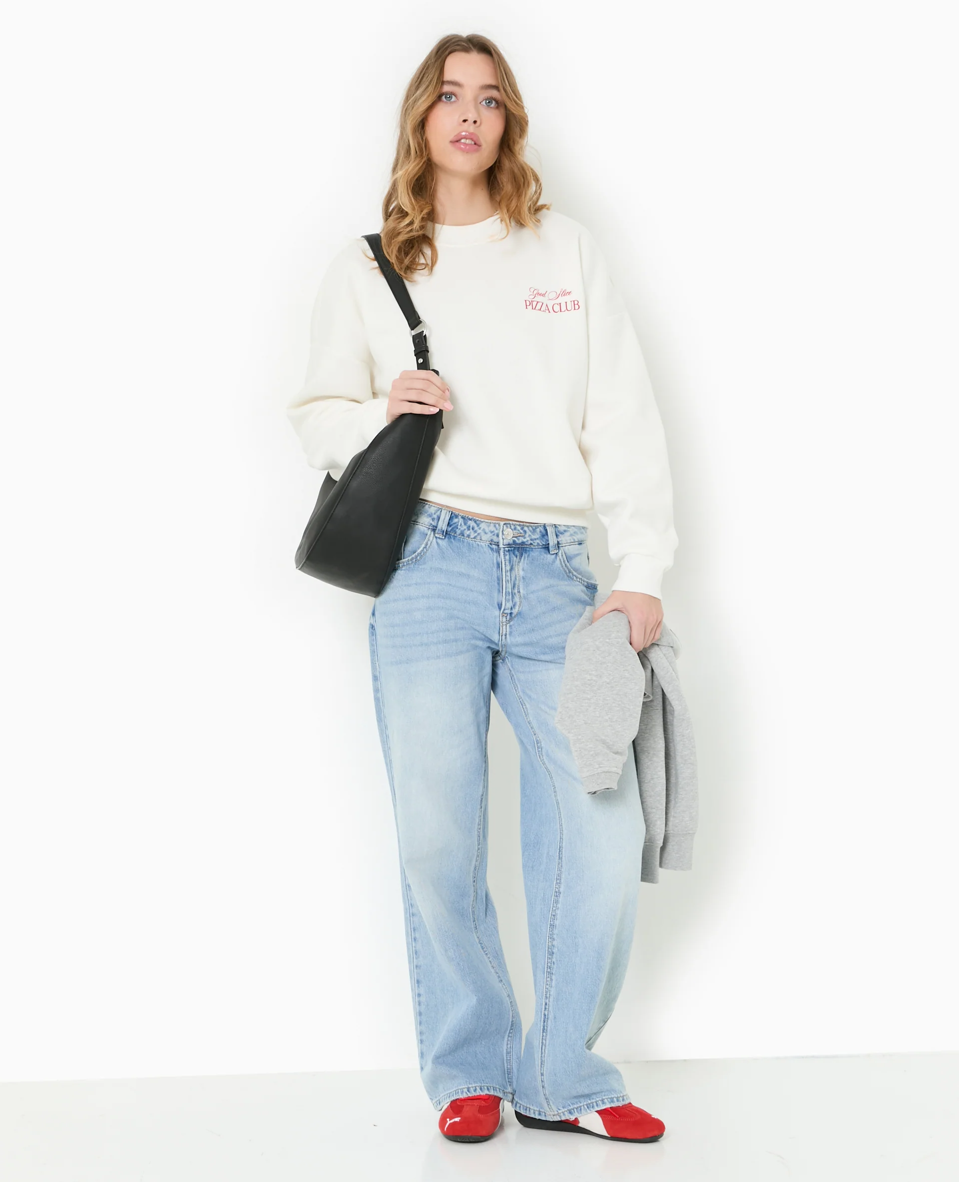 Sweat oversize avec print poitrine et dos - Image 5