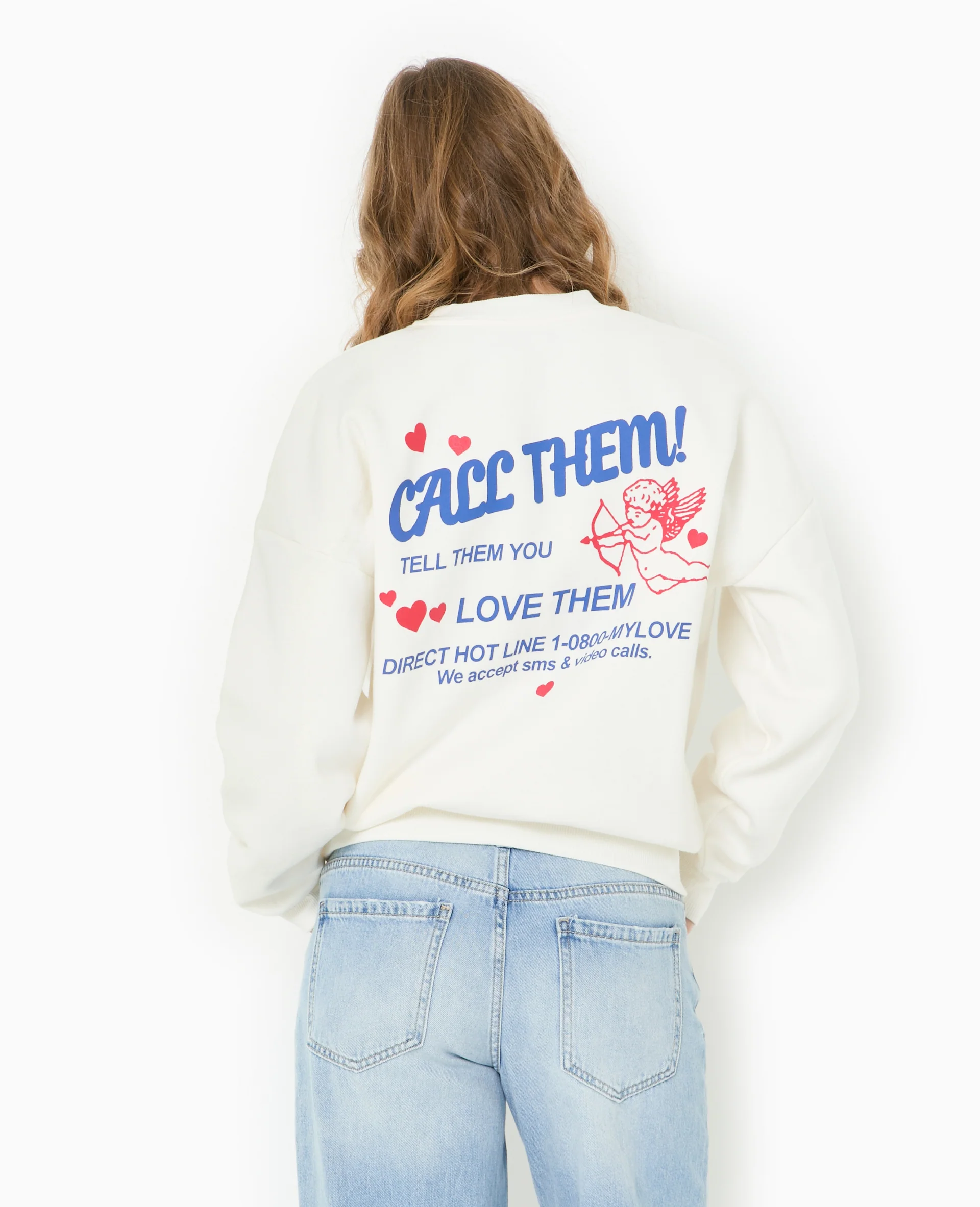 Sweat oversize avec print poitrine et dos - Image 6