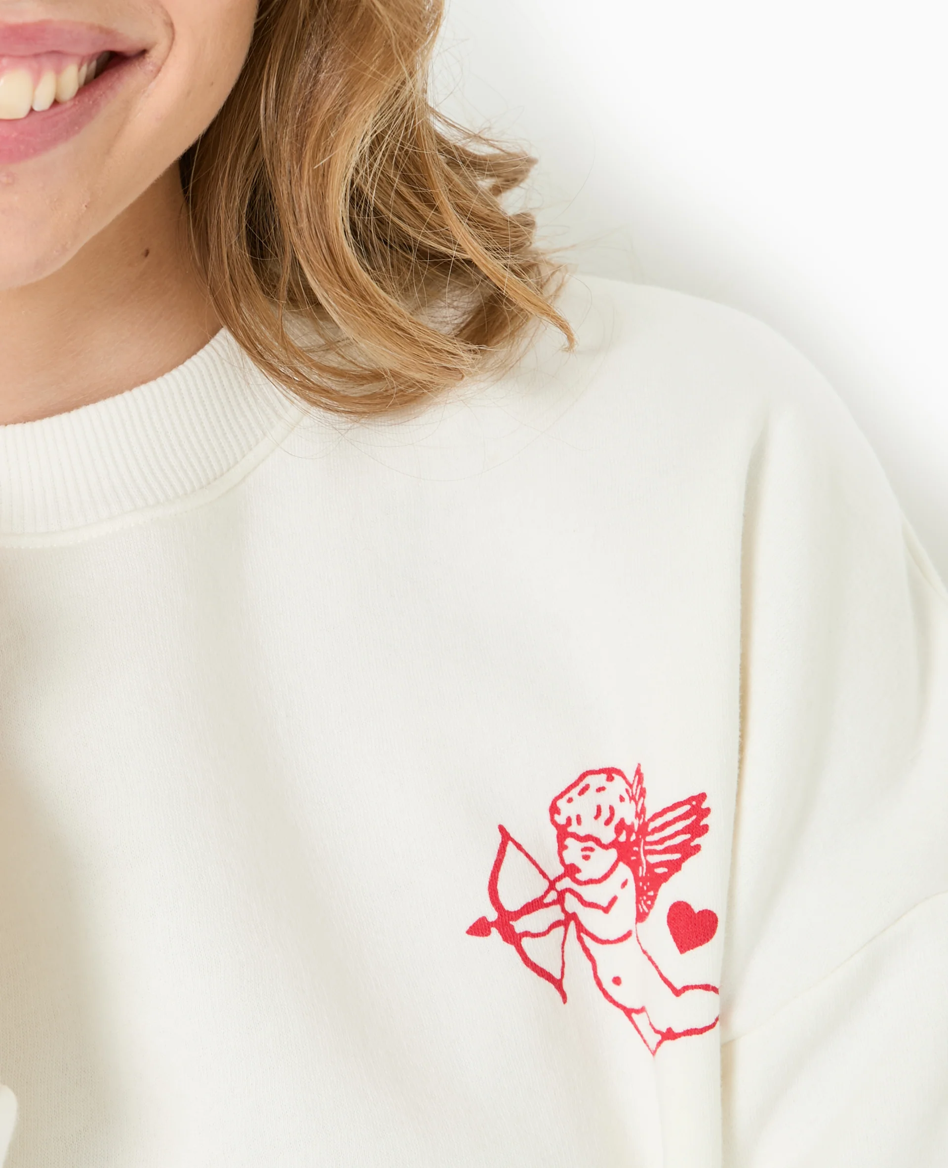 Sweat oversize avec print poitrine et dos - Image 7