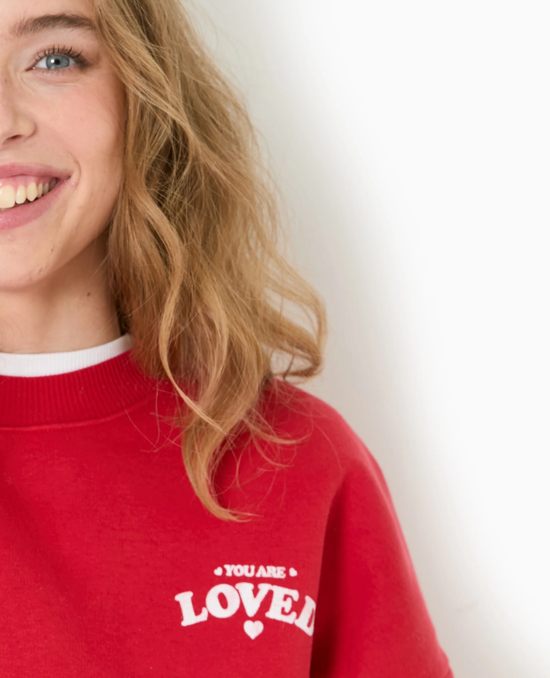 Sweat oversize avec print poitrine et dos - Image 3