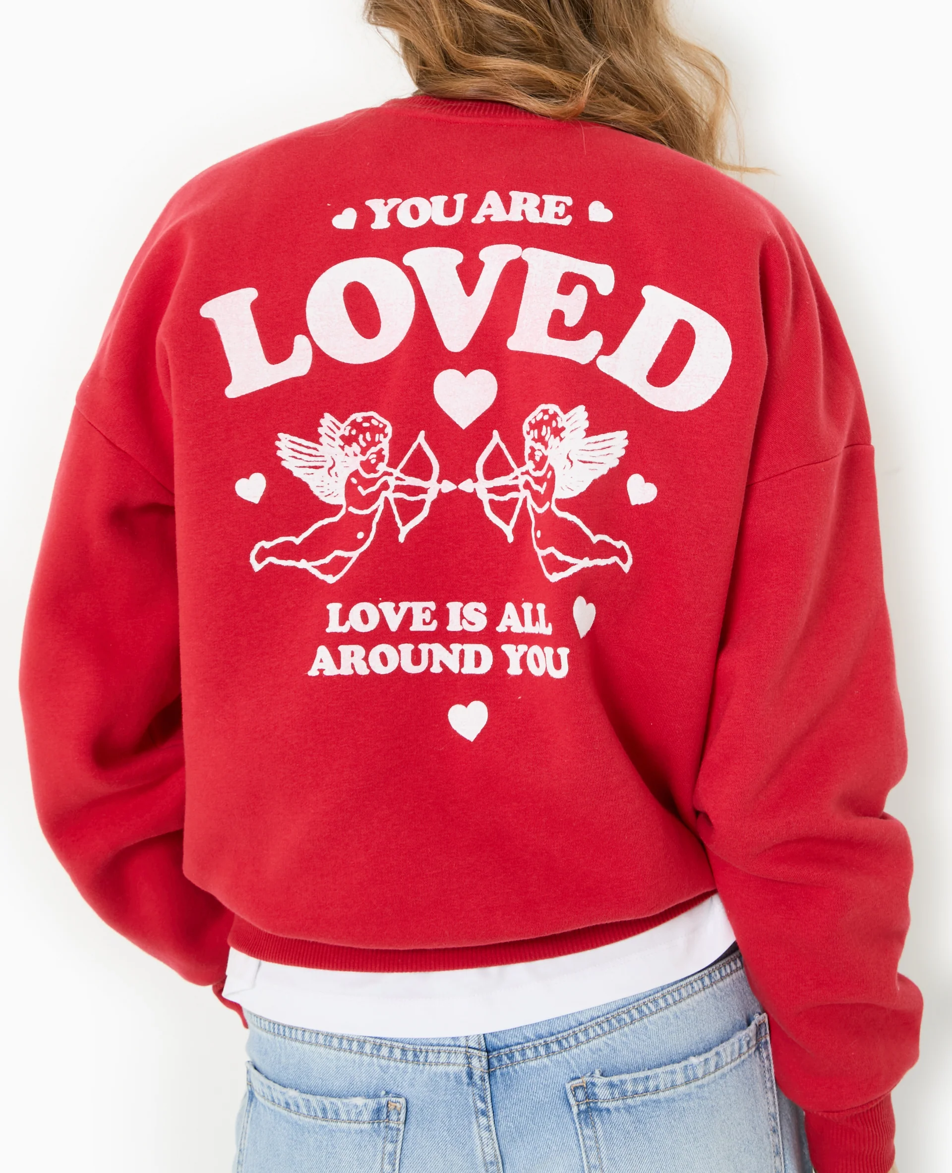 Sweat oversize avec print poitrine et dos - Image 6