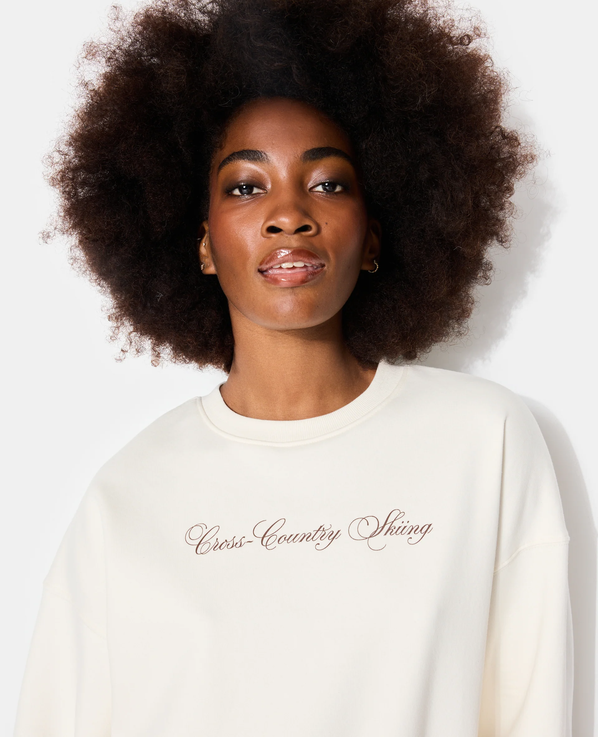 Sweat oversize avec print poitrine et dos - Image 2