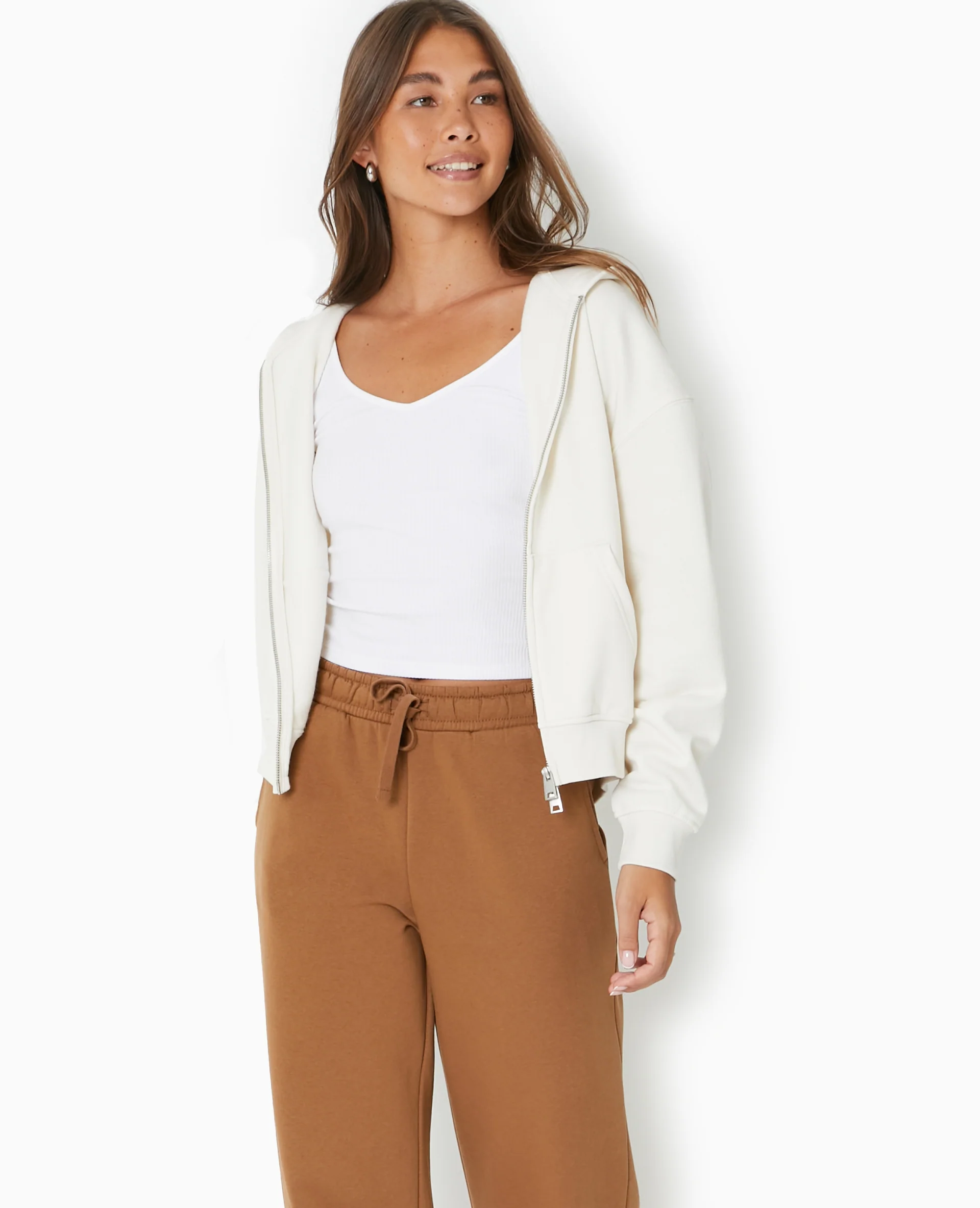 Sweat zippé avec capuche - Image 5