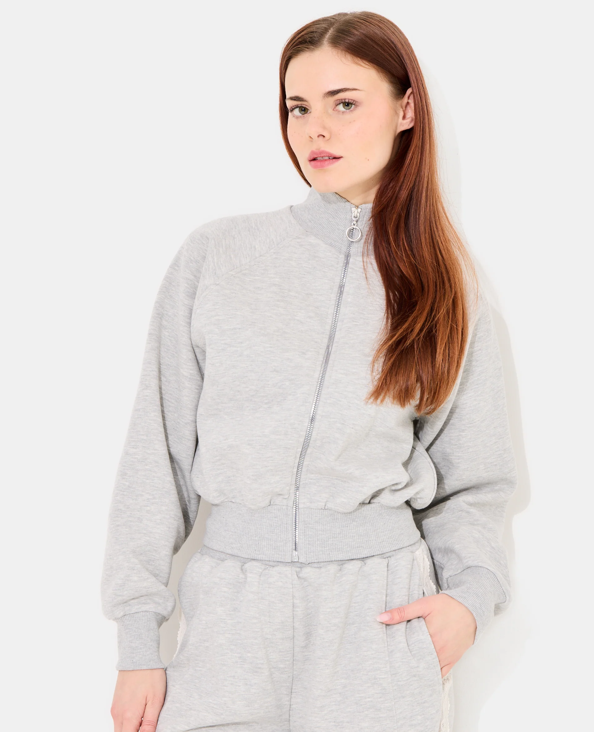 Sweat zippé forme boule - Image 5