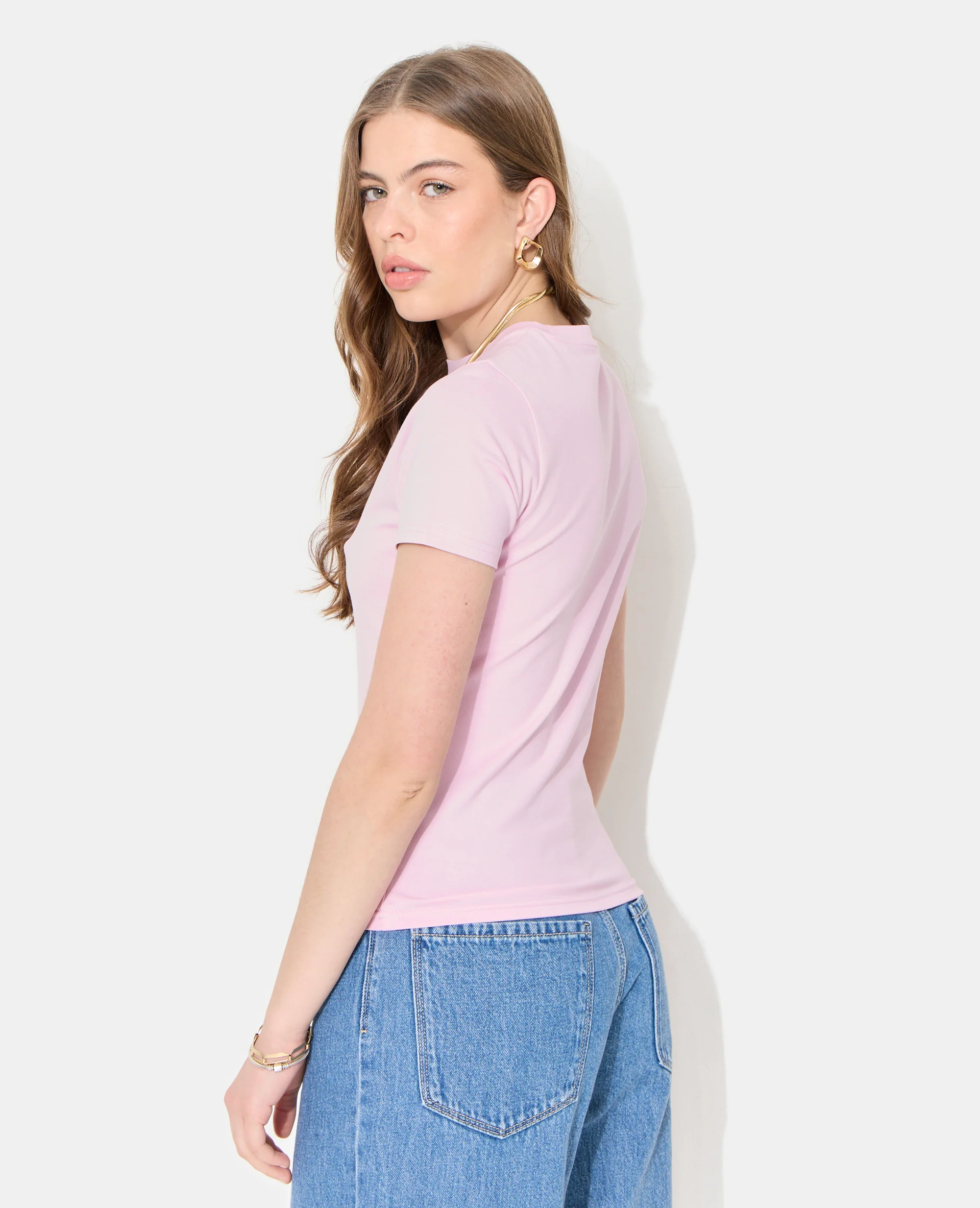T-shirt ajusté avec lys - Image 6