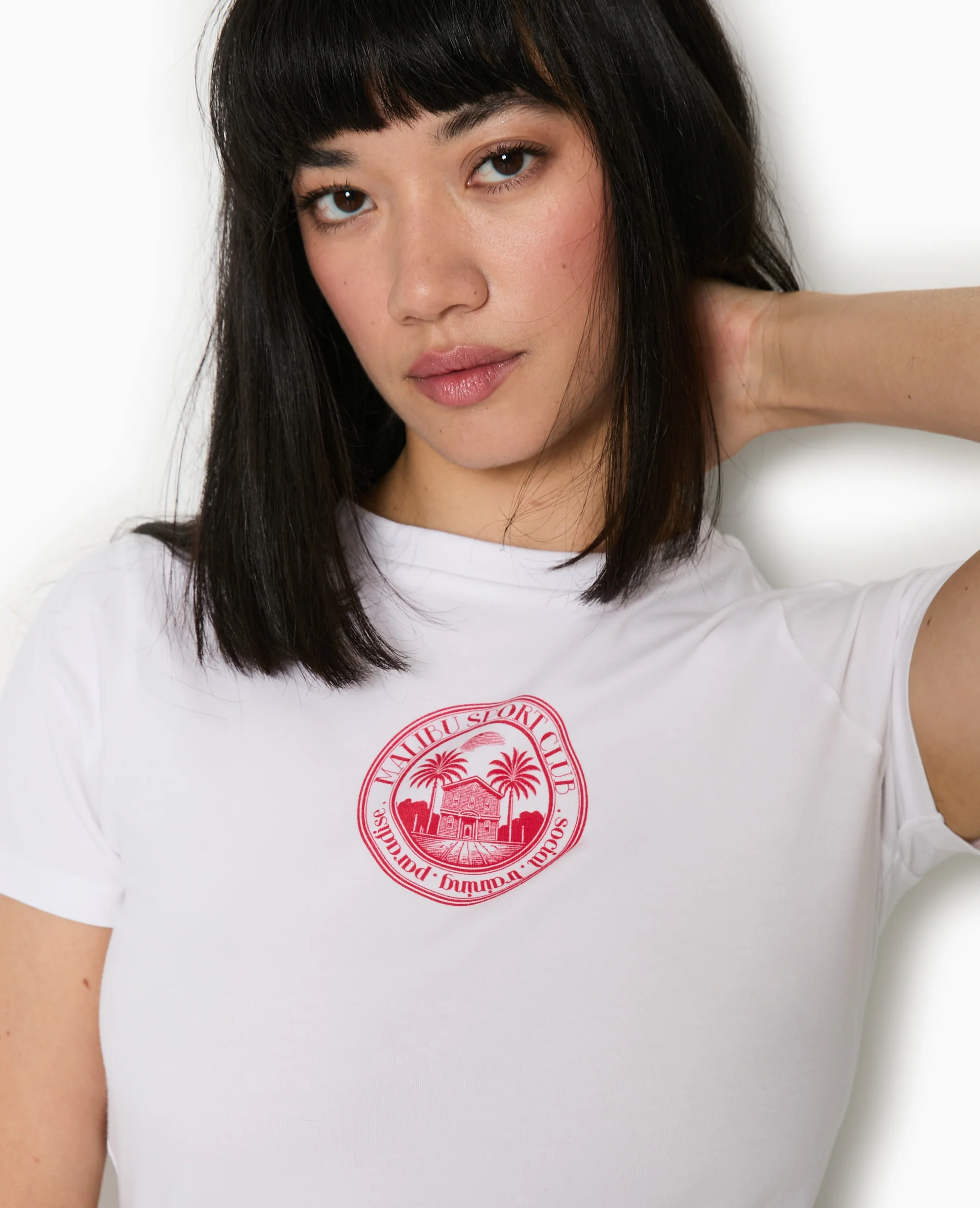 T-shirt ajusté avec print - Image 2