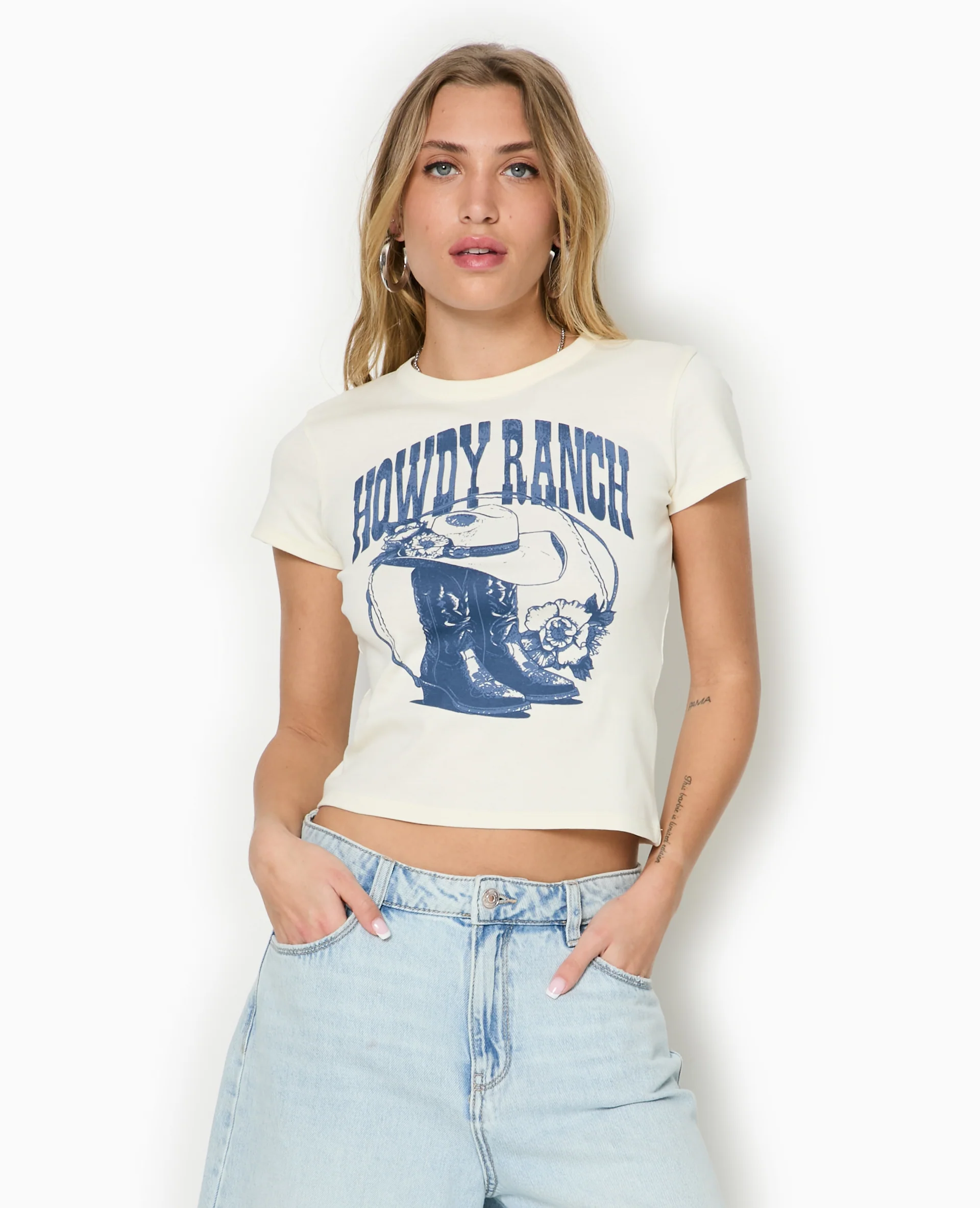 T-shirt ajusté avec print - Image 5