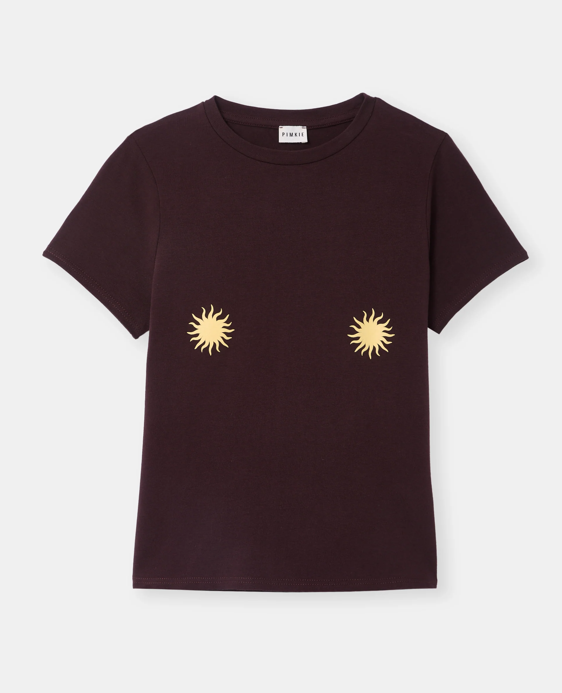 T-shirt ajusté avec prints soleils poitrine - Image 4