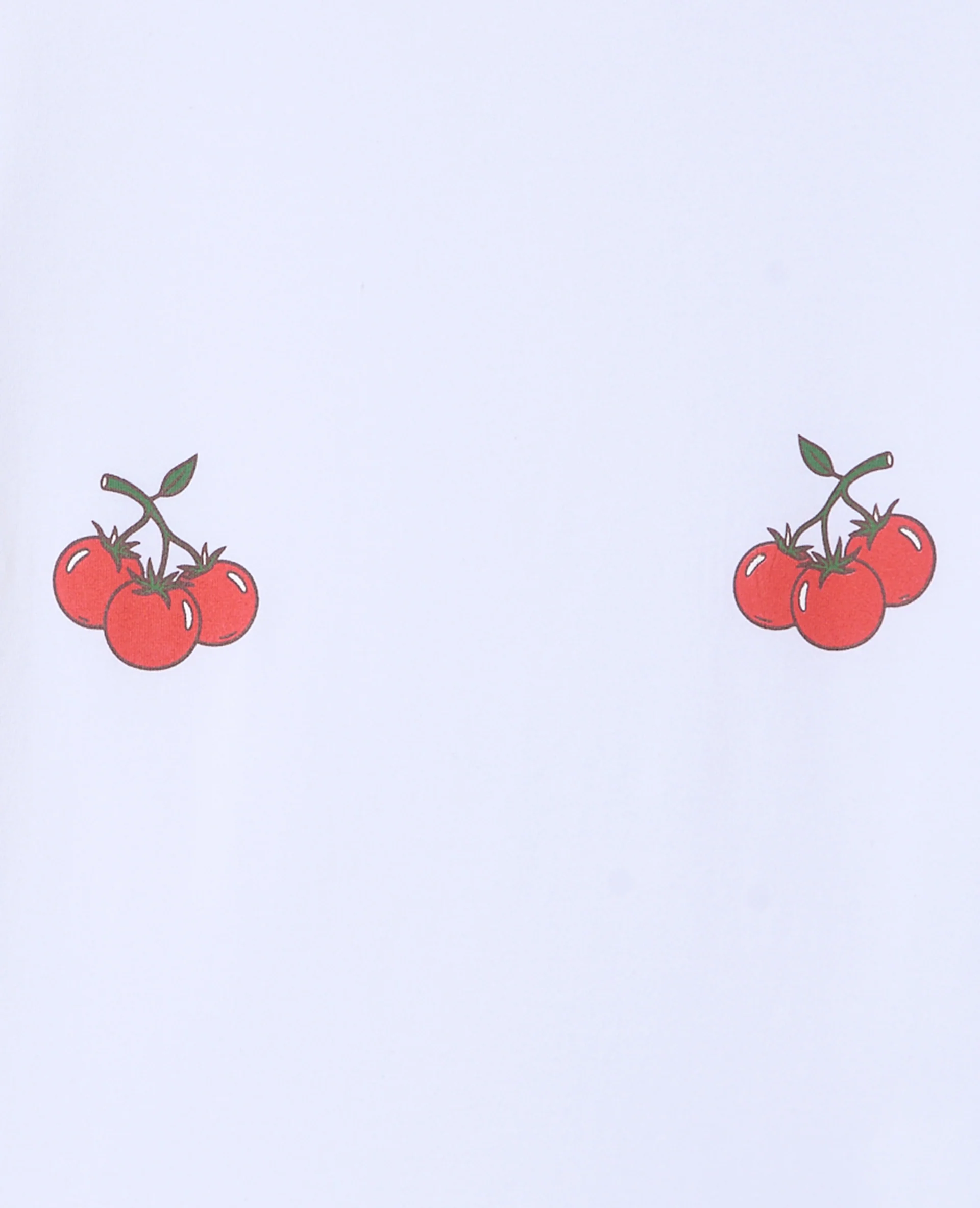 T-shirt ajusté avec prints tomates poitrine - Image 7