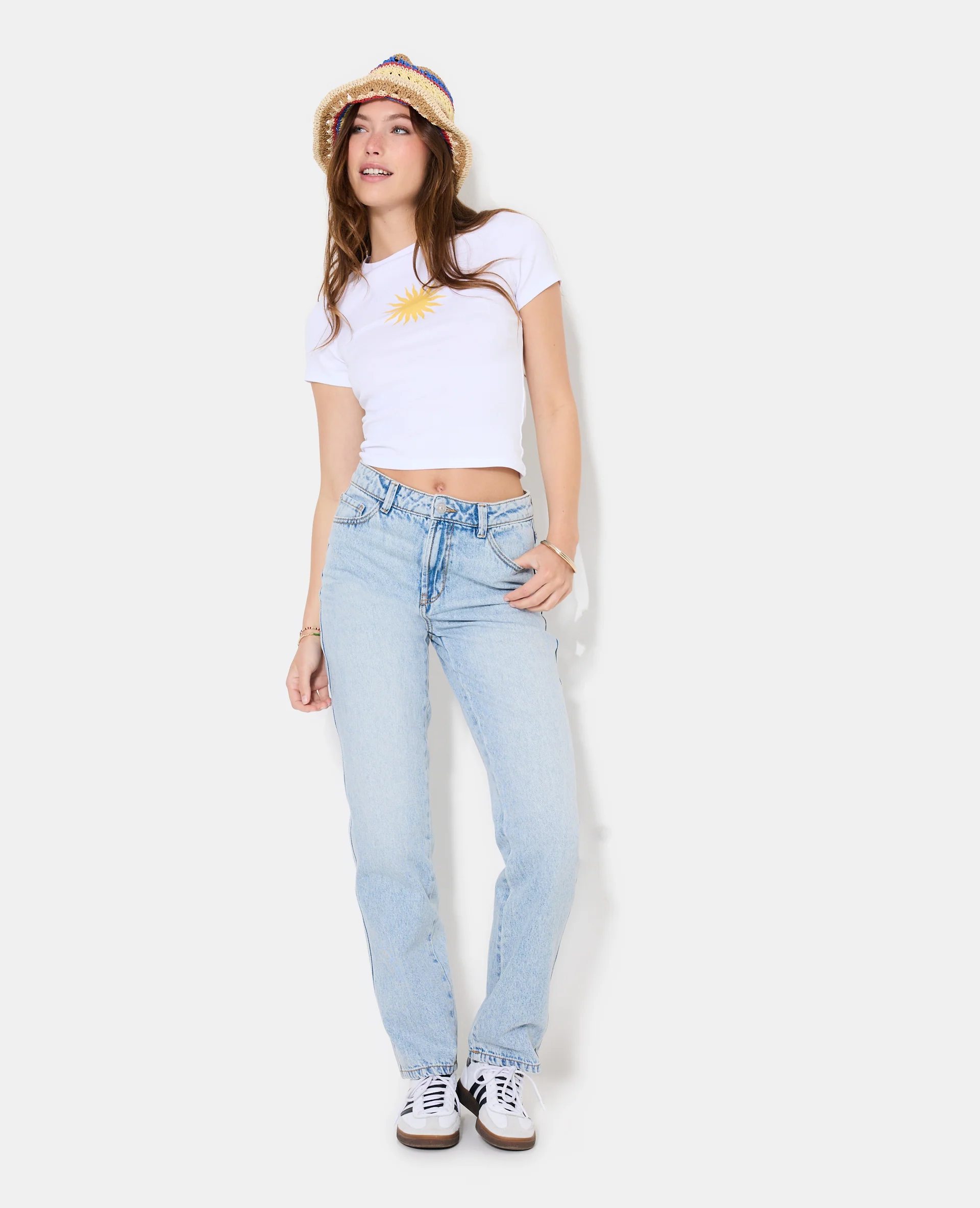 T-shirt ajusté avec soleil - Image 8