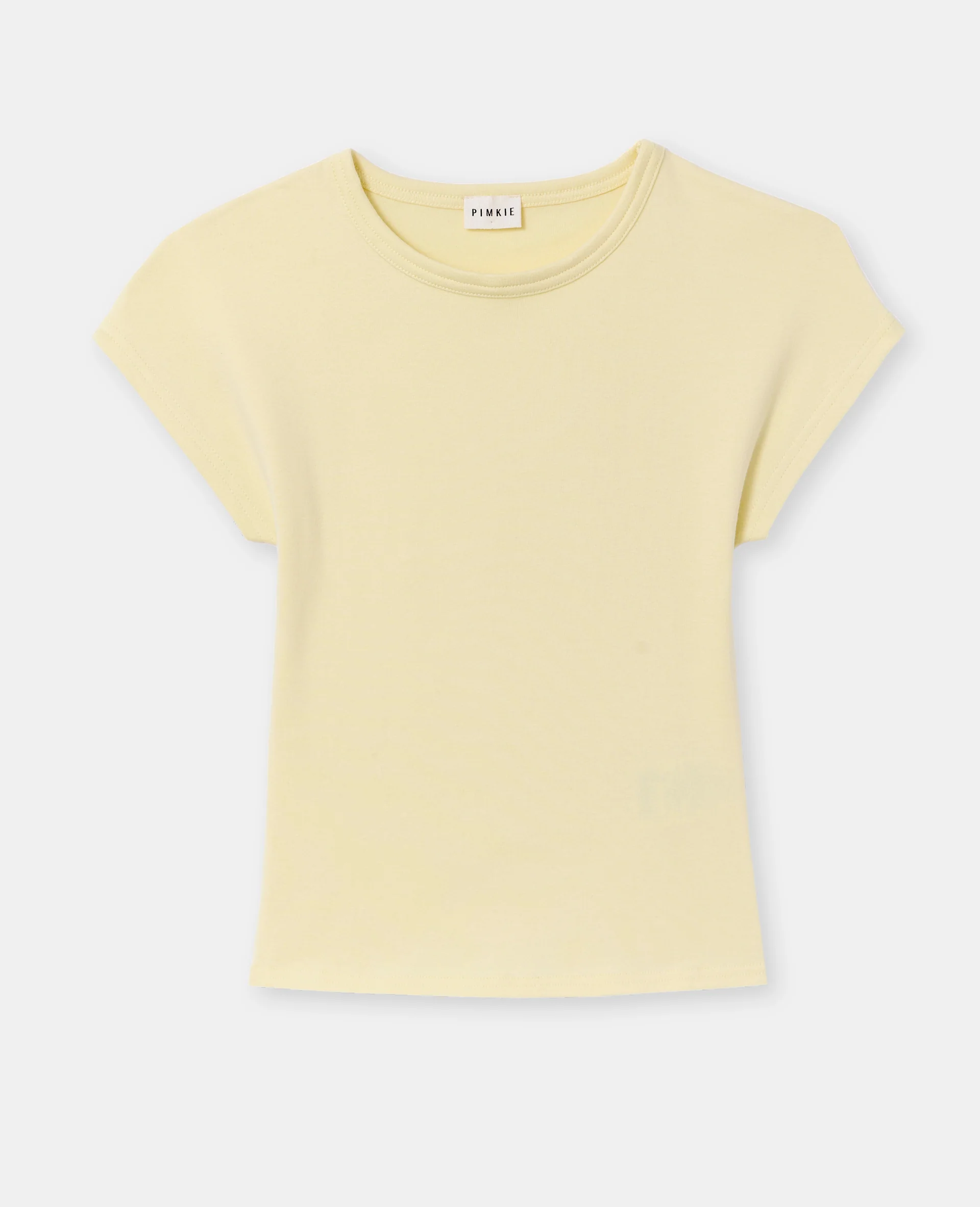 T-shirt ajusté col rond et manches raccourcies - Image 4