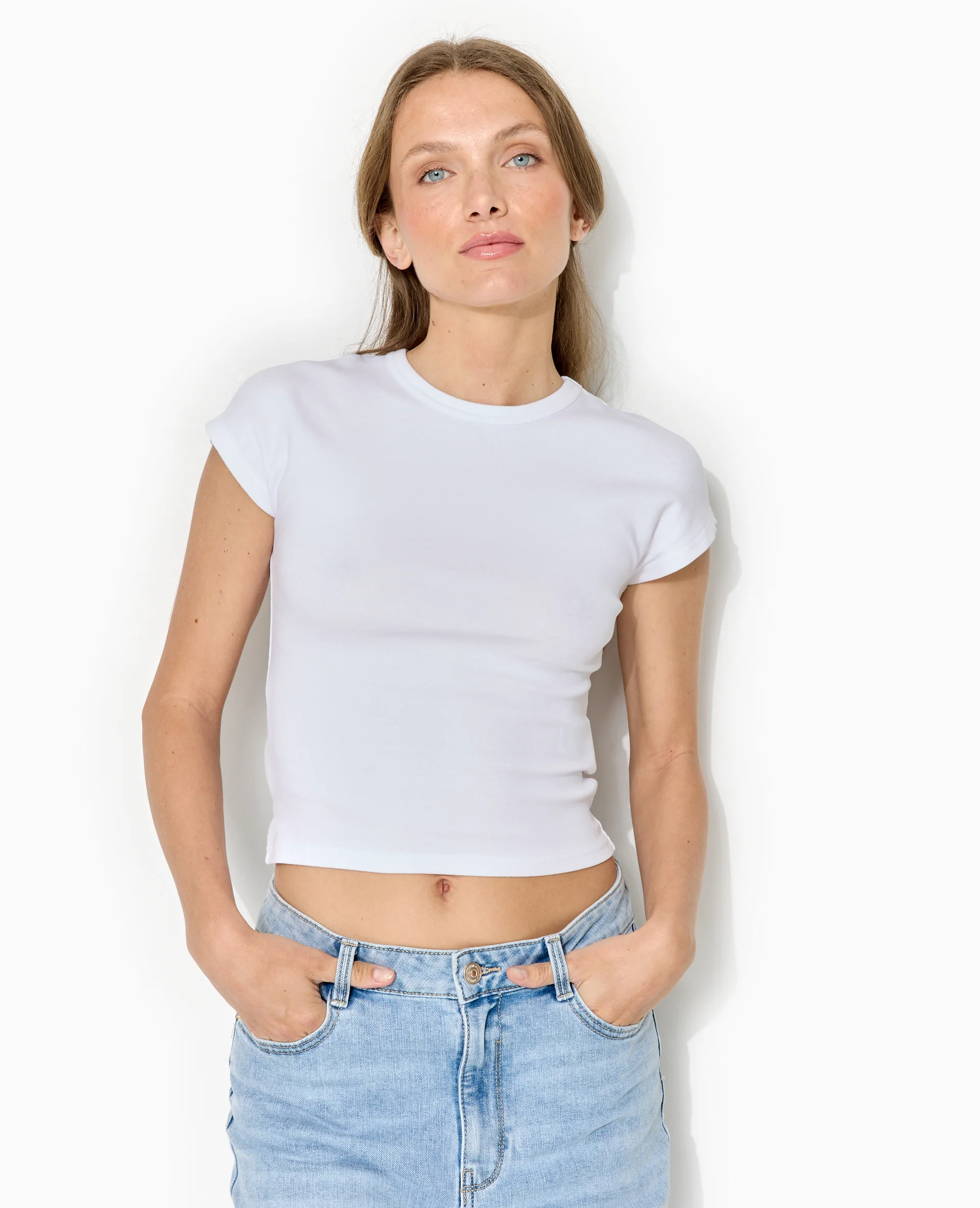 T-shirt ajusté manches raccourcies - Image 5