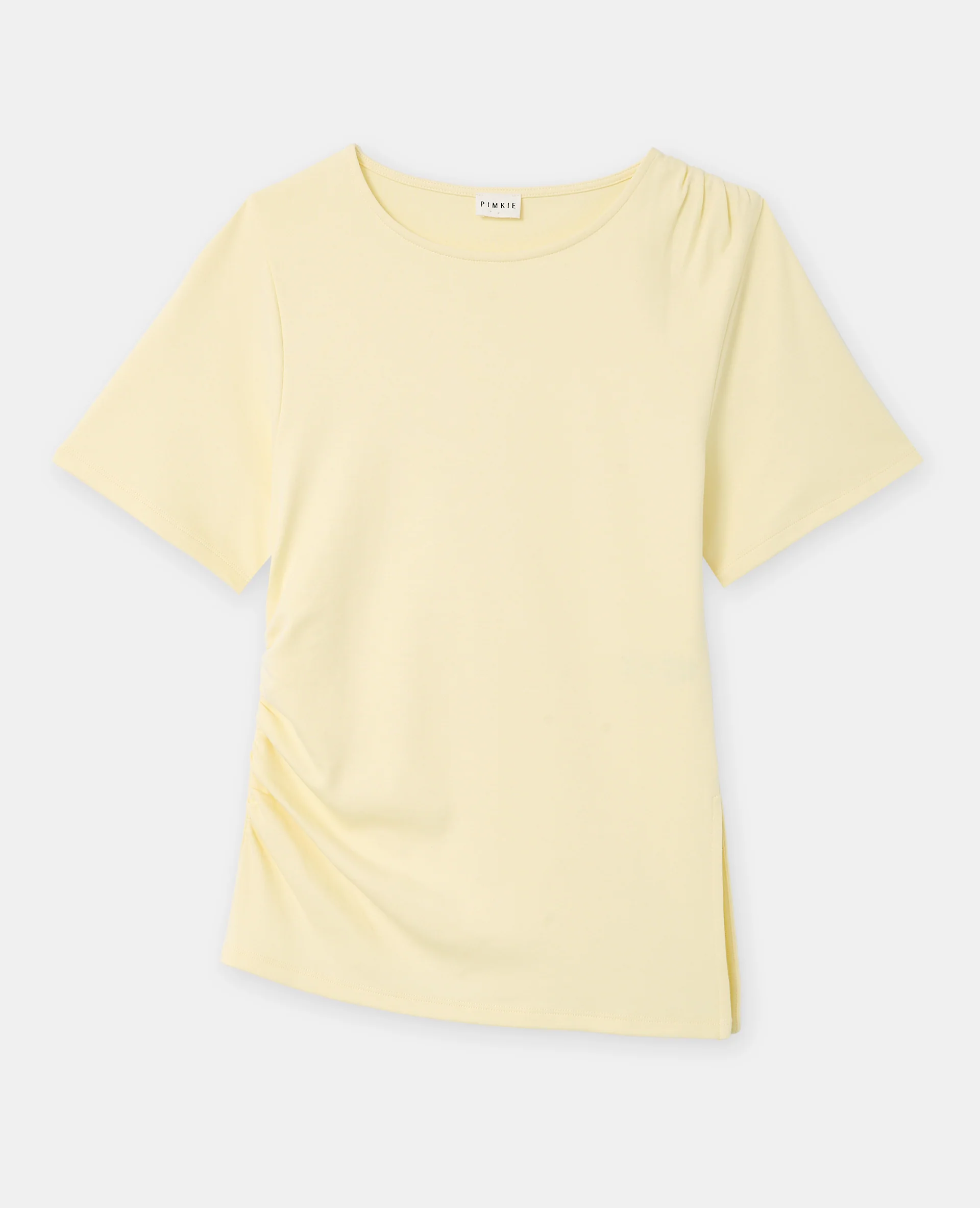 T-shirt asymétrique avec fronces - Image 4