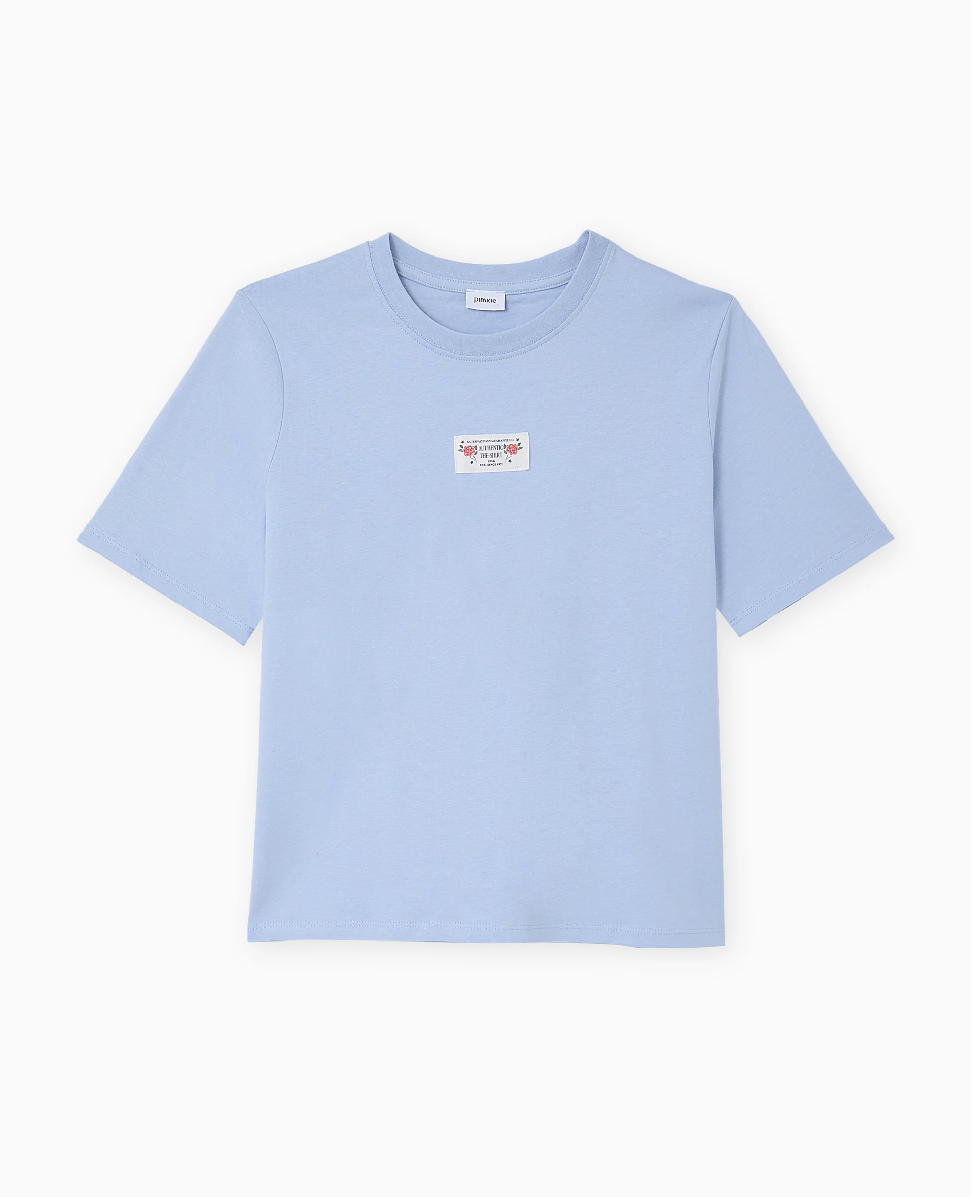 T-shirt avec étiquette cousue devant - Image 4