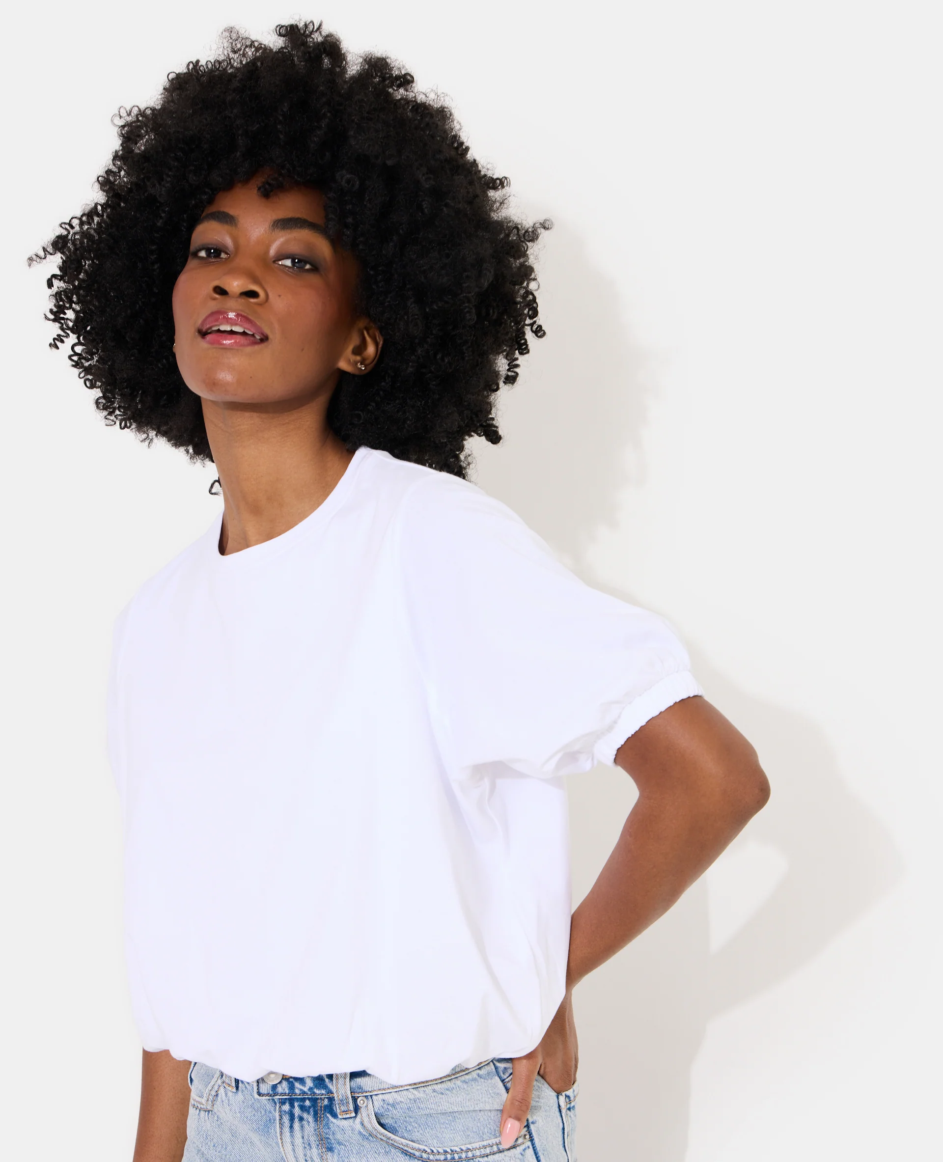 T-shirt boule détails élastiqués - Image 5