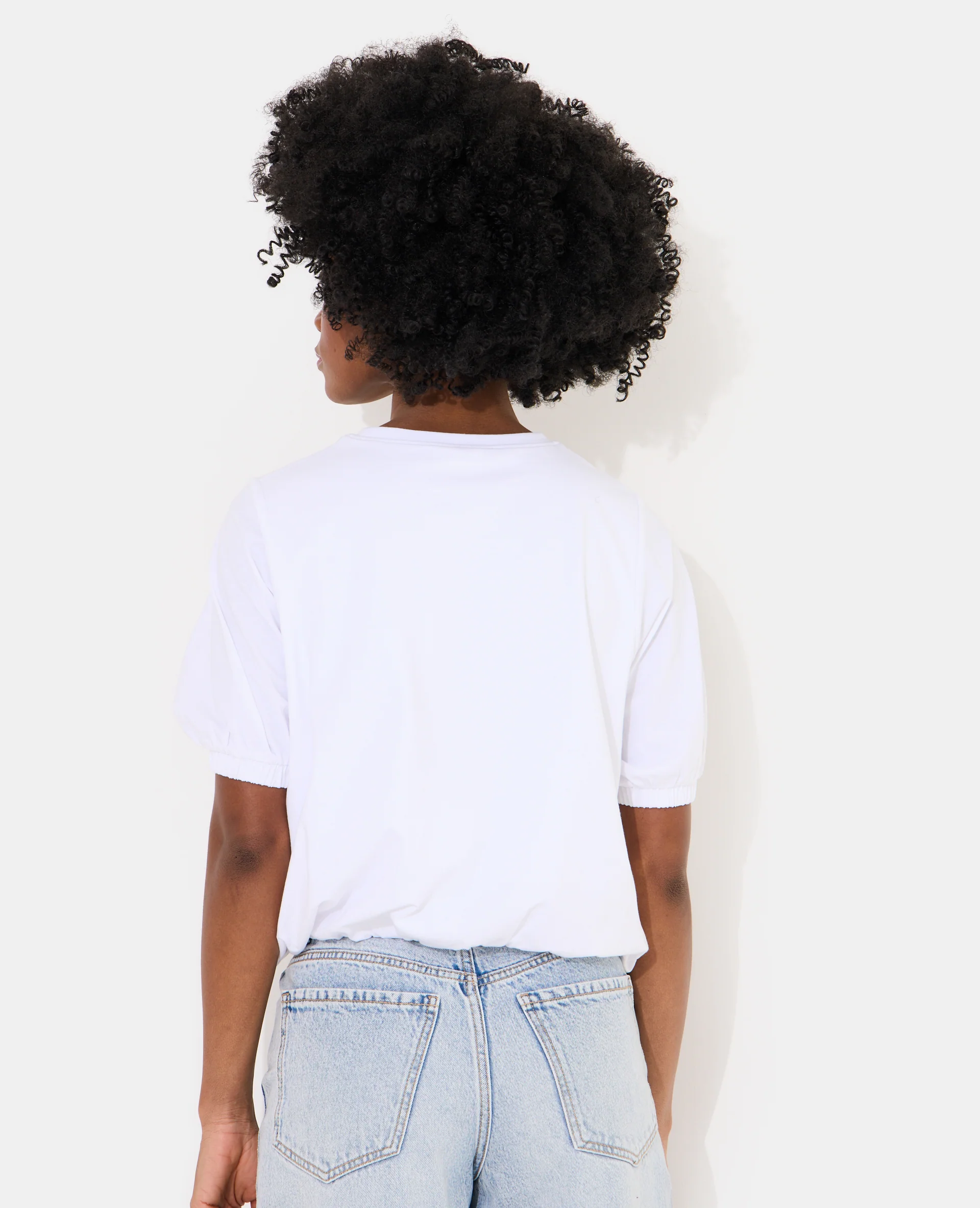T-shirt boule détails élastiqués - Image 6