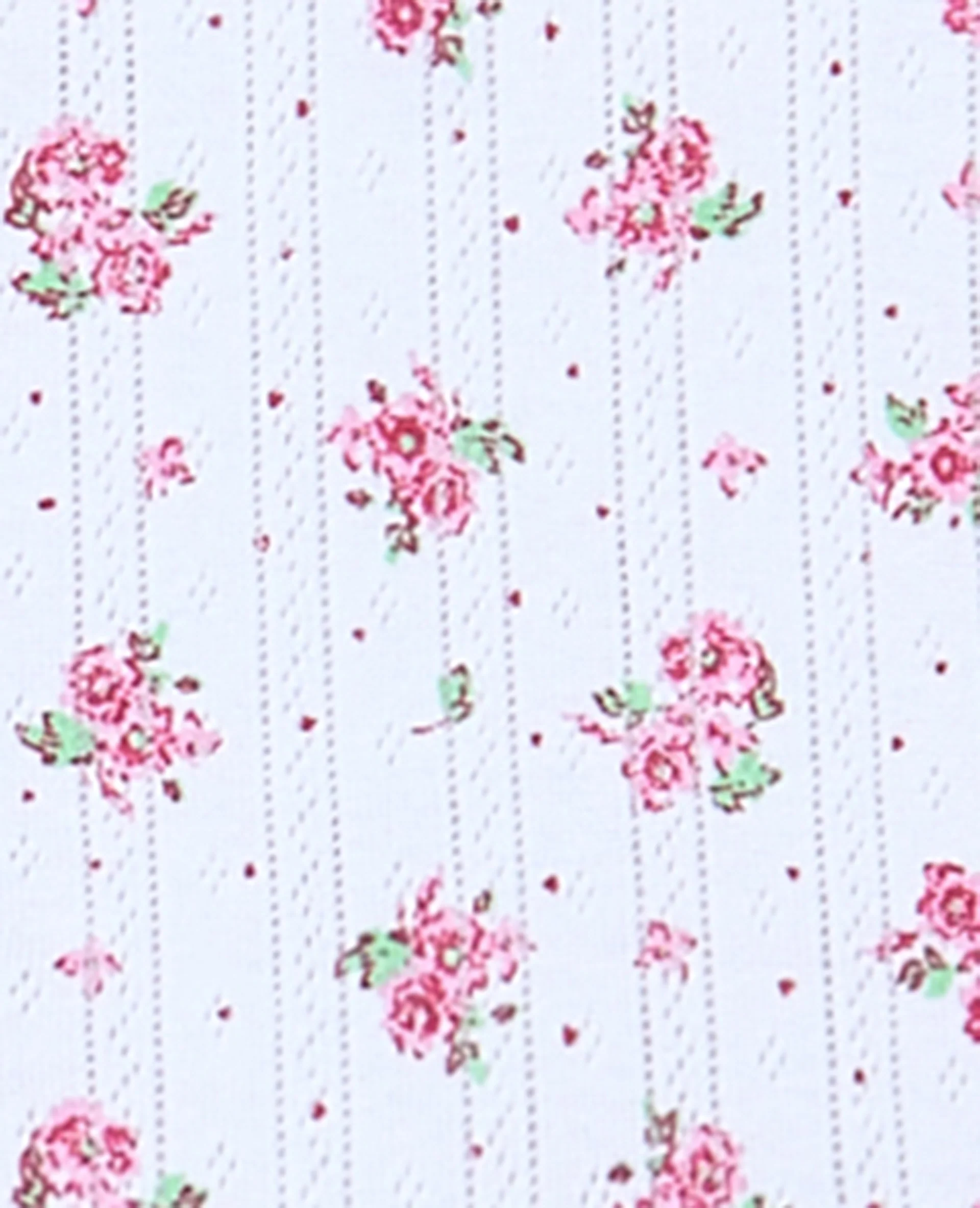 T-shirt boutonné en maille pointelle motif fleurs - Image 7