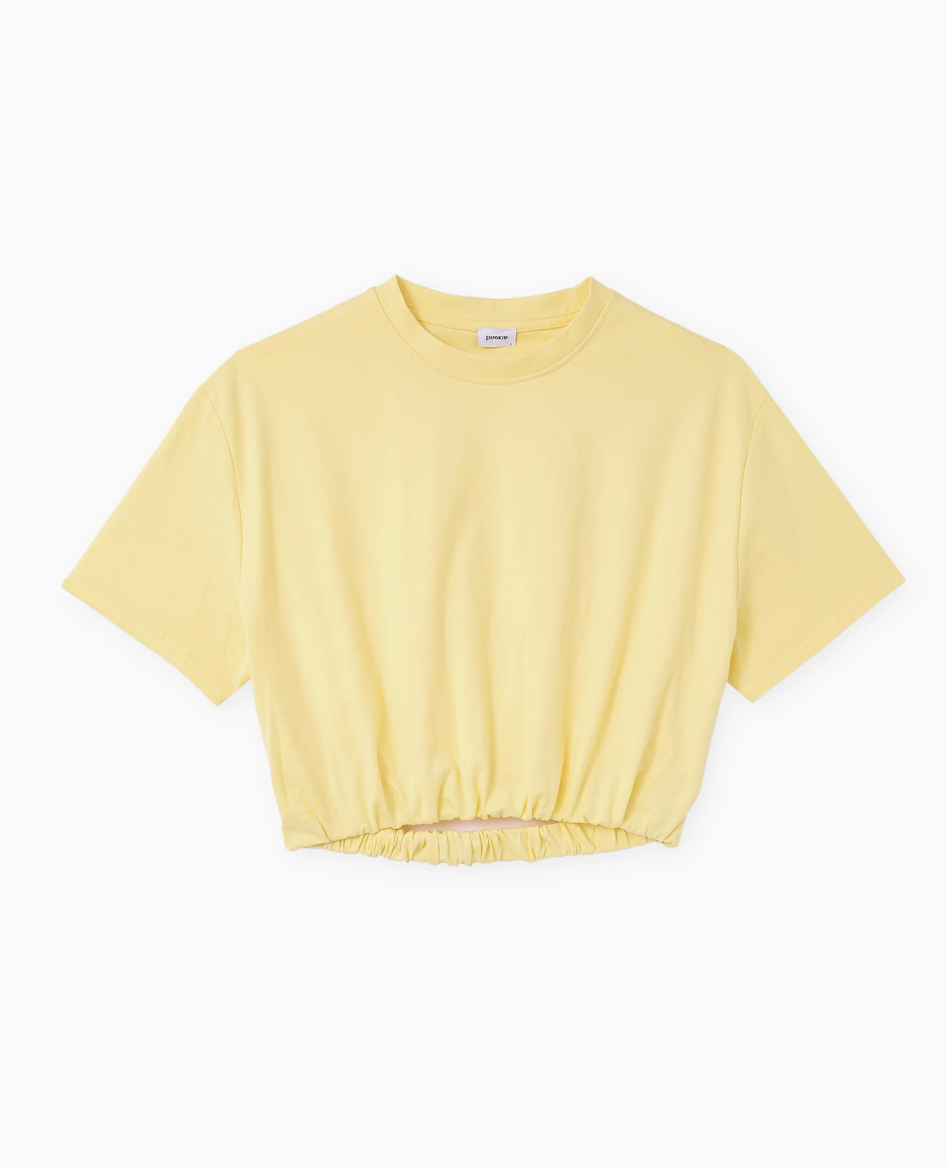 T-shirt court avec détail élastique - Image 4