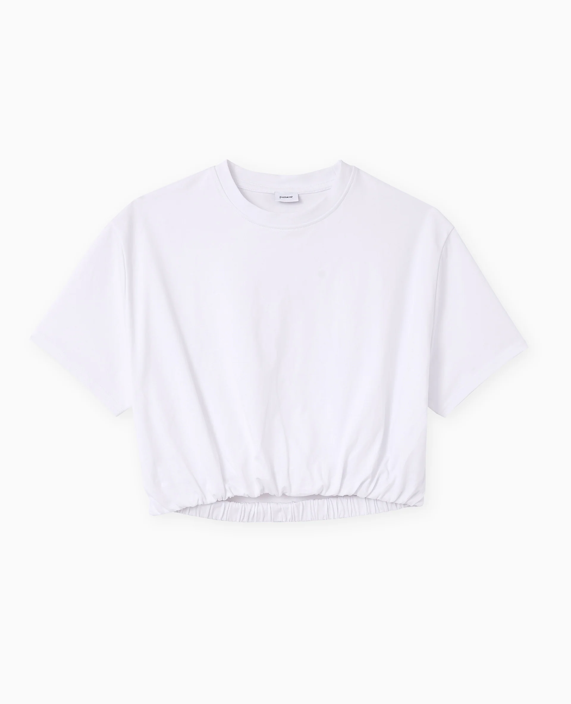 T-shirt court avec détail élastique - Image 4