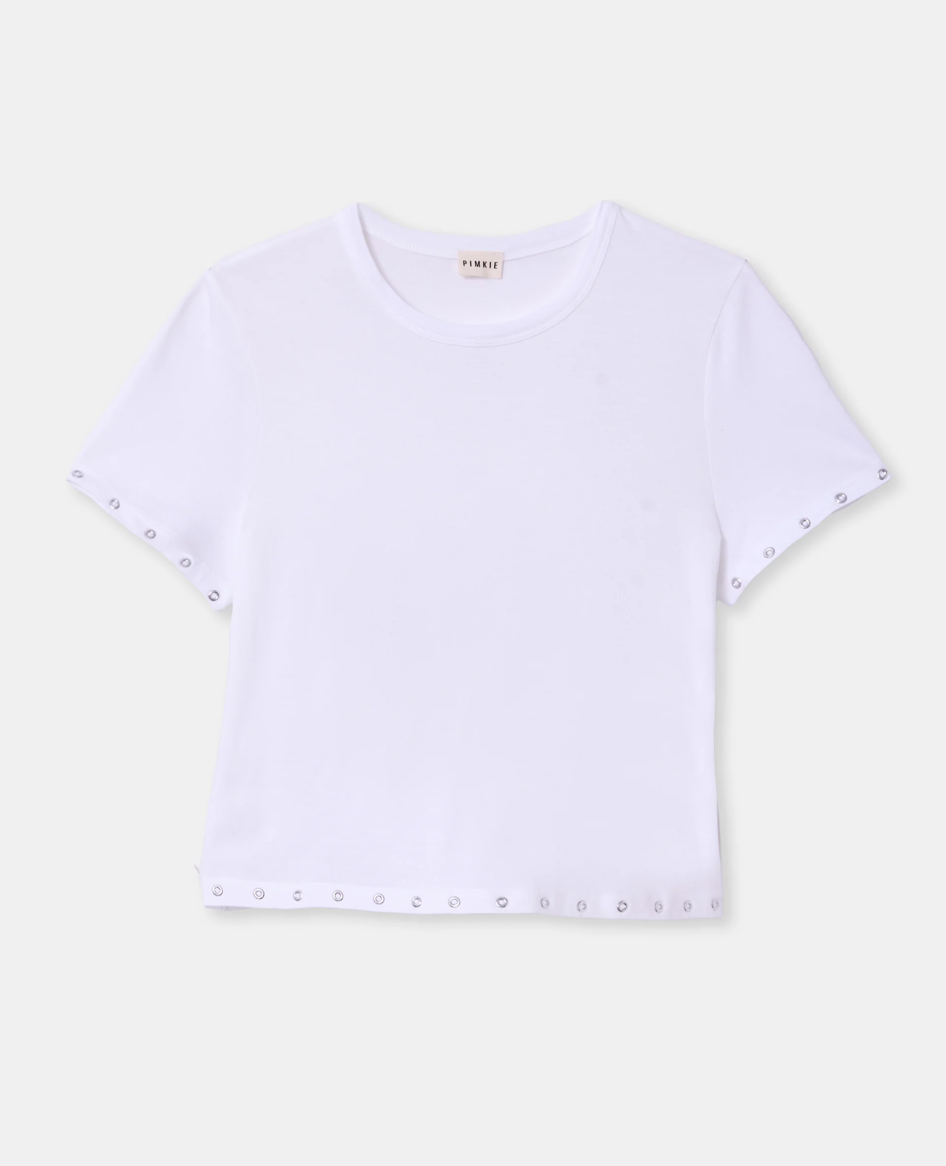 T-shirt court avec œillets - Image 4